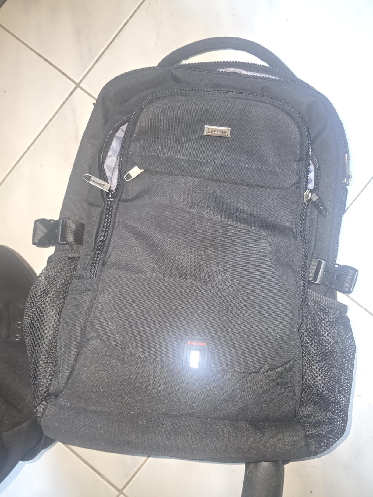 DUSLANG 17 Inch Laptop Backpack for Travel Water Resistant College Backpack for Men/Women Laptop Bag with USB Charging Port,Black customer photo 1