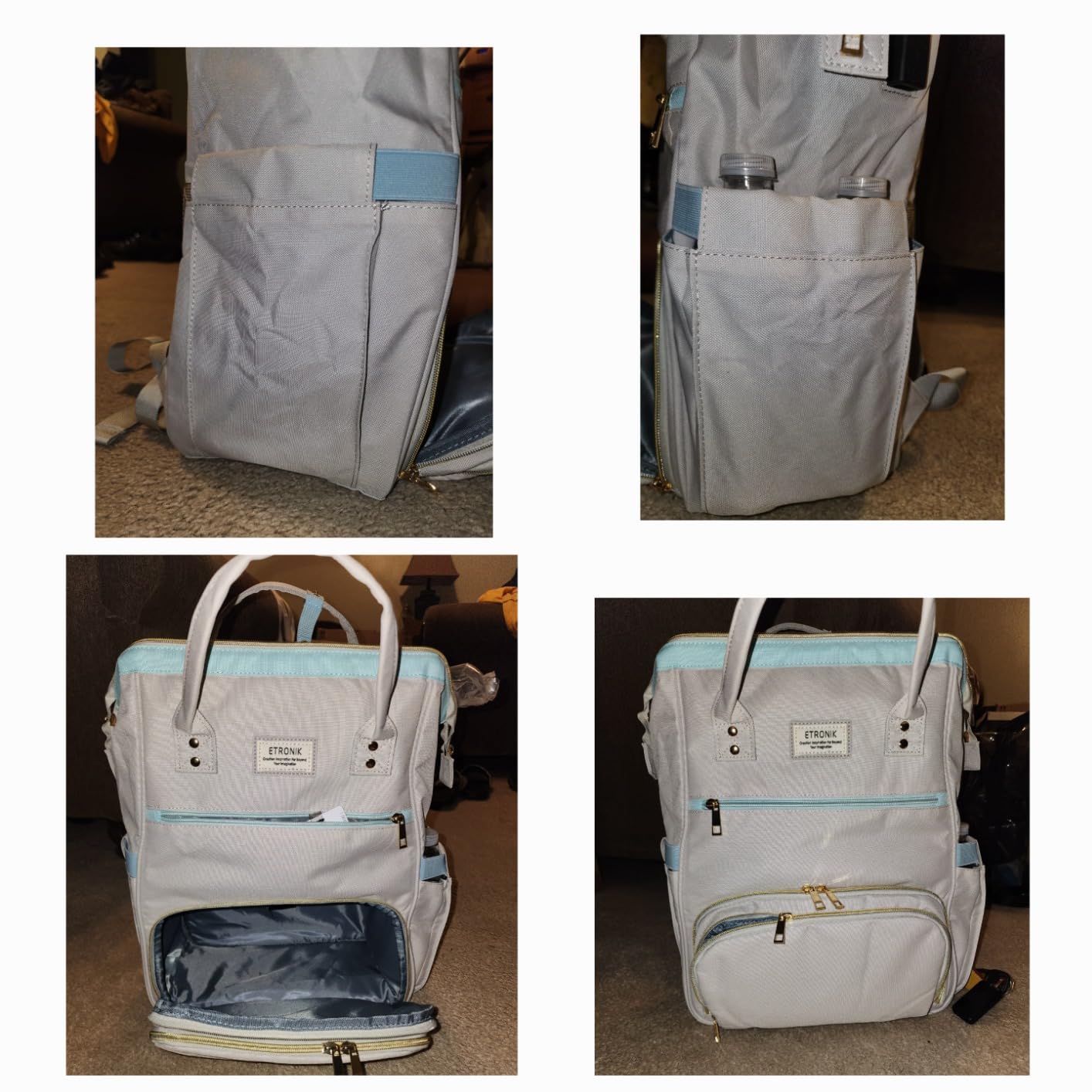 Lunch Backpack, 15.6 Inch Laptop Backpack, Stylish Nurse Teacher Work Bag customer photo 1