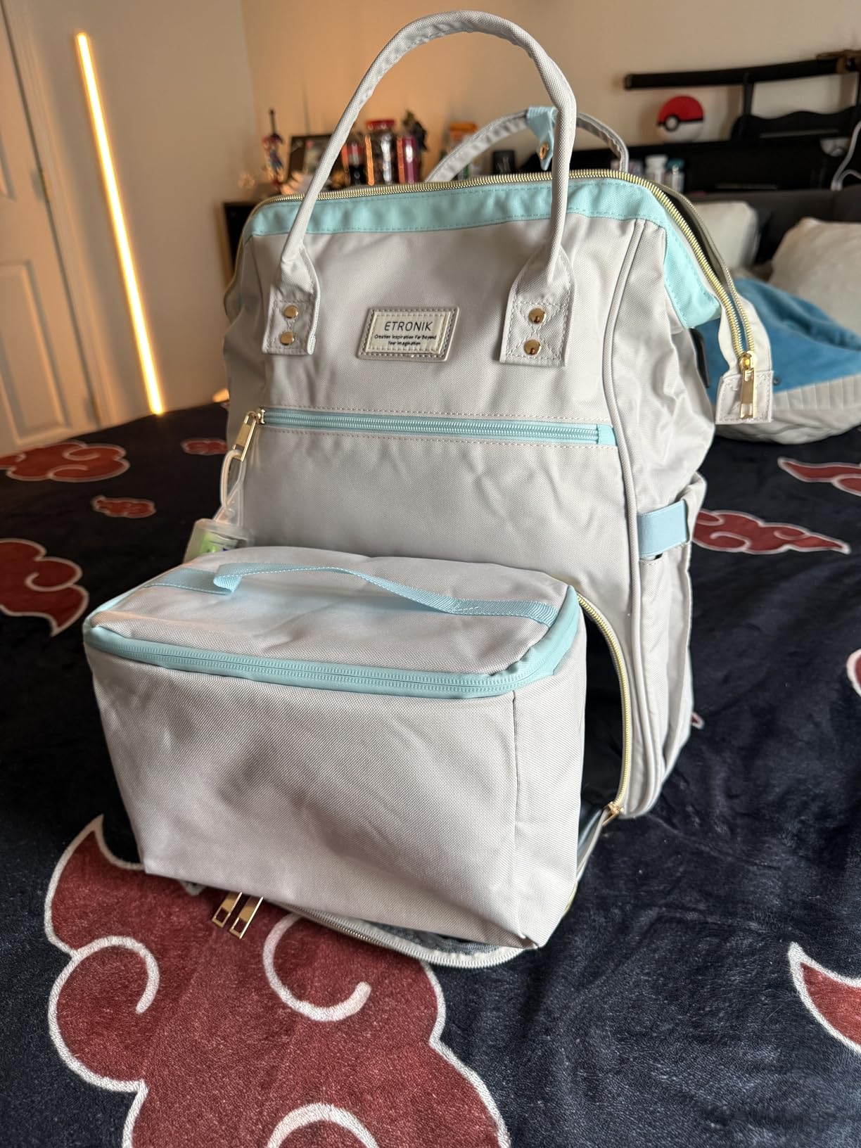 Lunch Backpack, 15.6 Inch Laptop Backpack, Stylish Nurse Teacher Work Bag customer photo 2