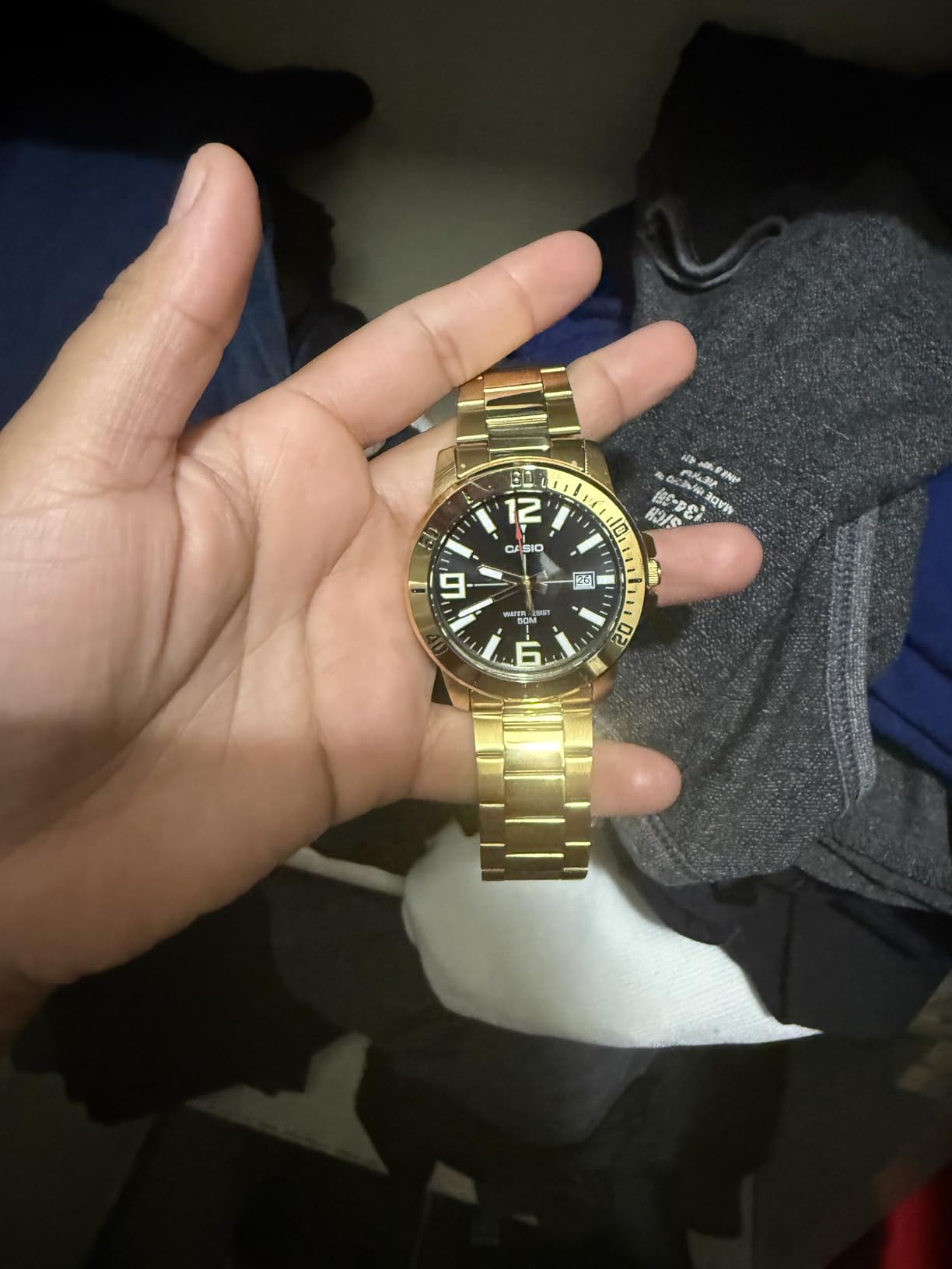 Casio Men's Diver Style Stainless Steel Watch customer photo 2