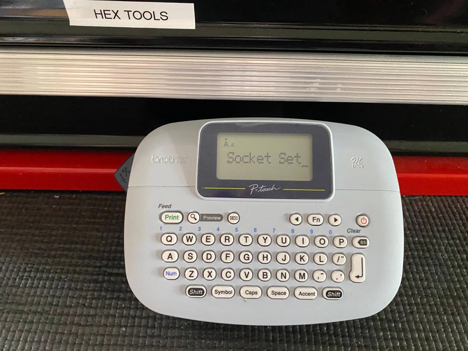 Brother PT-M95 P-Touch Monochrome Label Maker Bundle (4 Label Tapes Included),White customer photo 1