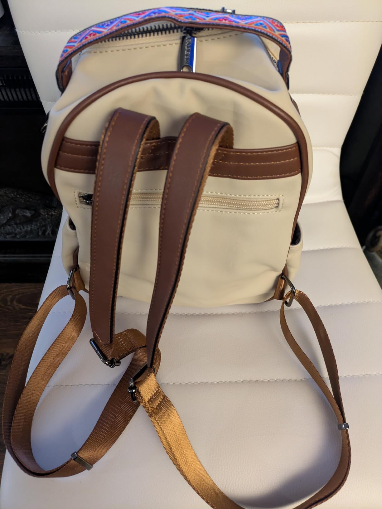FADEON Mini Backpack Purse for Women, Roomly Vegan Leather Small Daypack customer photo 1