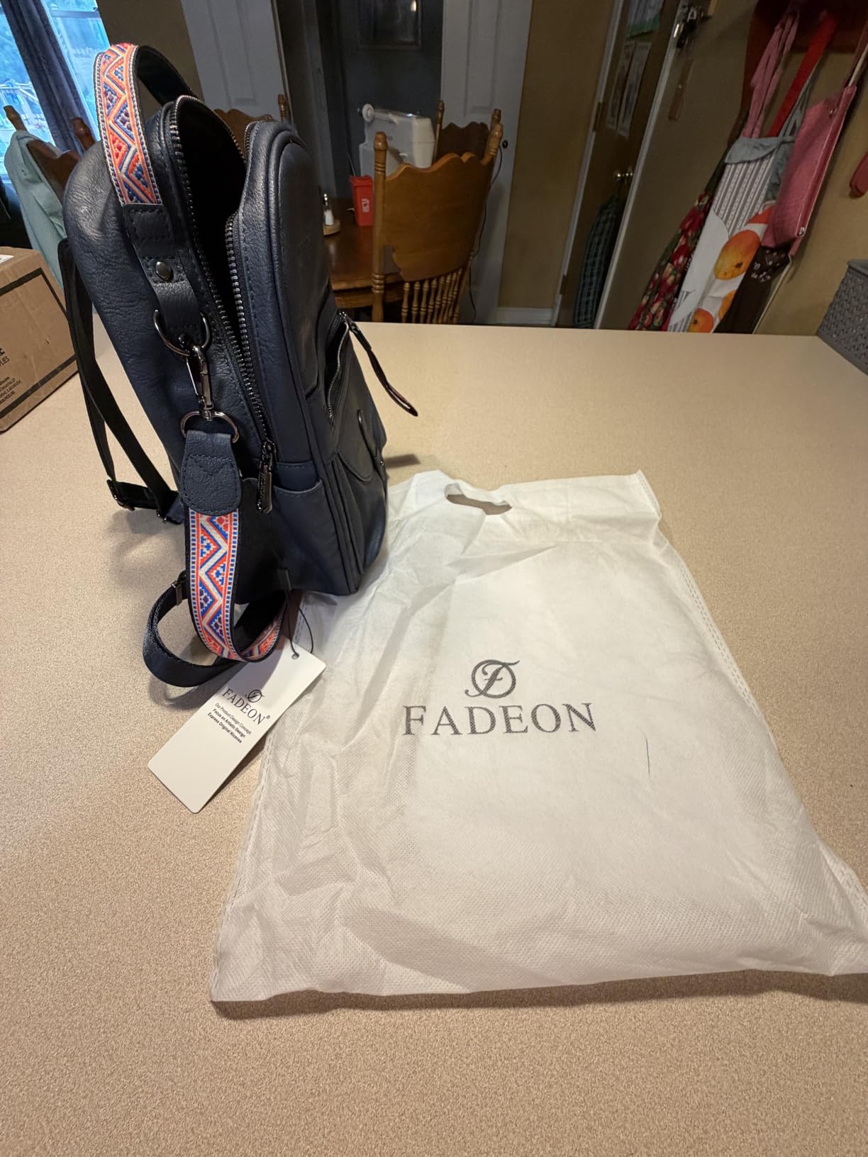 FADEON Mini Backpack Purse for Women, Roomly Vegan Leather Small Daypack customer photo 2