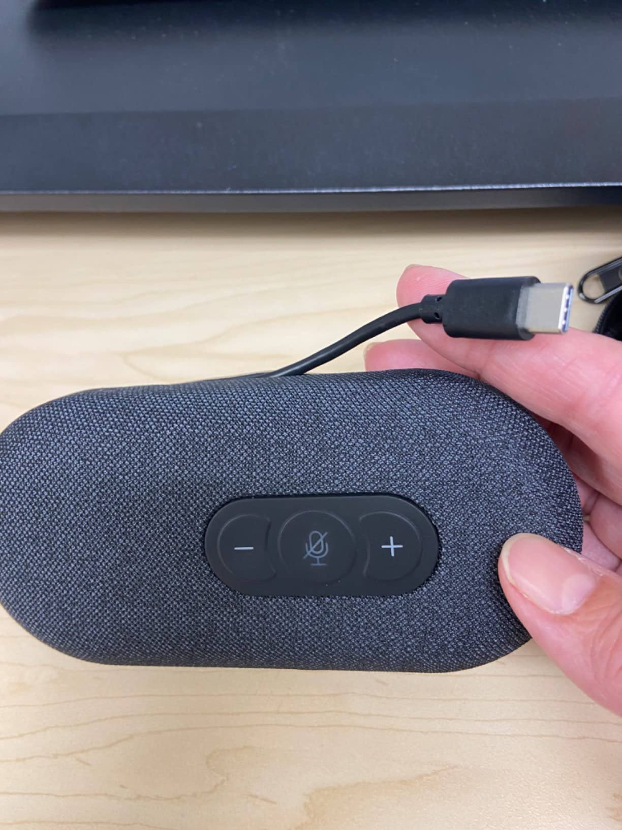 USB Speakerphone, Conference Computer Speakers with Microphone for Home Office Calls, 360 Degree Enhanced Voice Pickup, Noise Reduction, Echo Cancellation, Compatible with Zoom, Teams, Skype customer photo 2