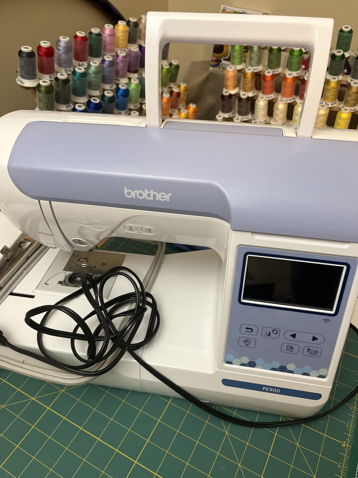 Brother PE900 Wireless Embroidery Machine with WLAN customer photo 1