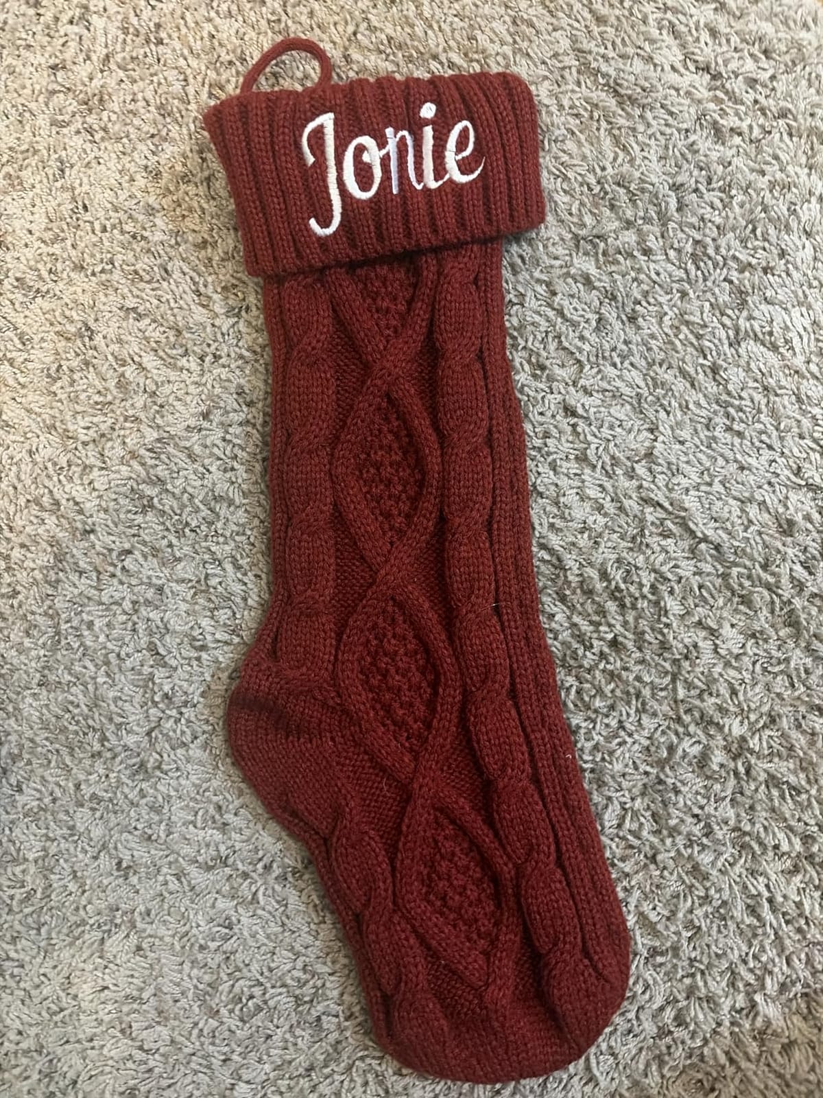 Personalized Christmas Stockings,Custom Name Family Christmas Stocking customer photo 2