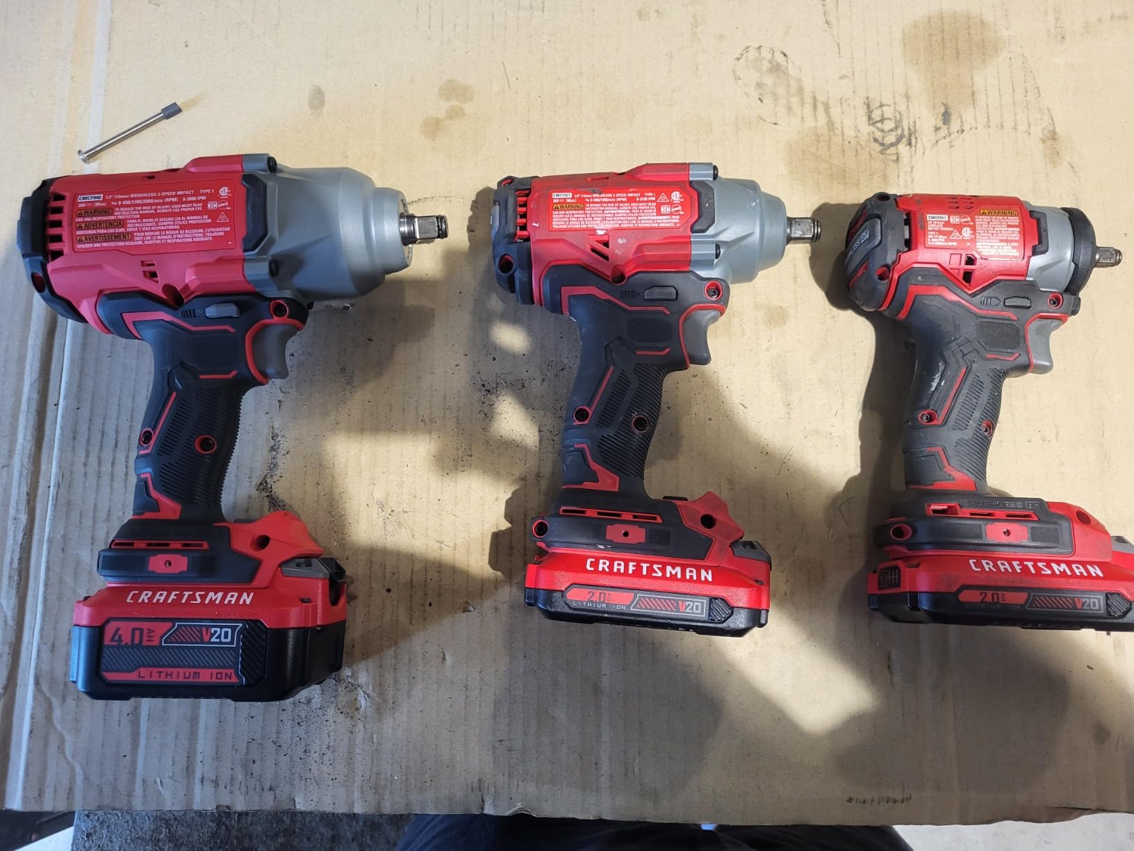 CRAFTSMAN V20 RP Impact Wrench, Cordless, Brushless, High Torque, 1/2 Inch, 4Ah Battery and Charger Included (CMCF940M1) customer photo 2
