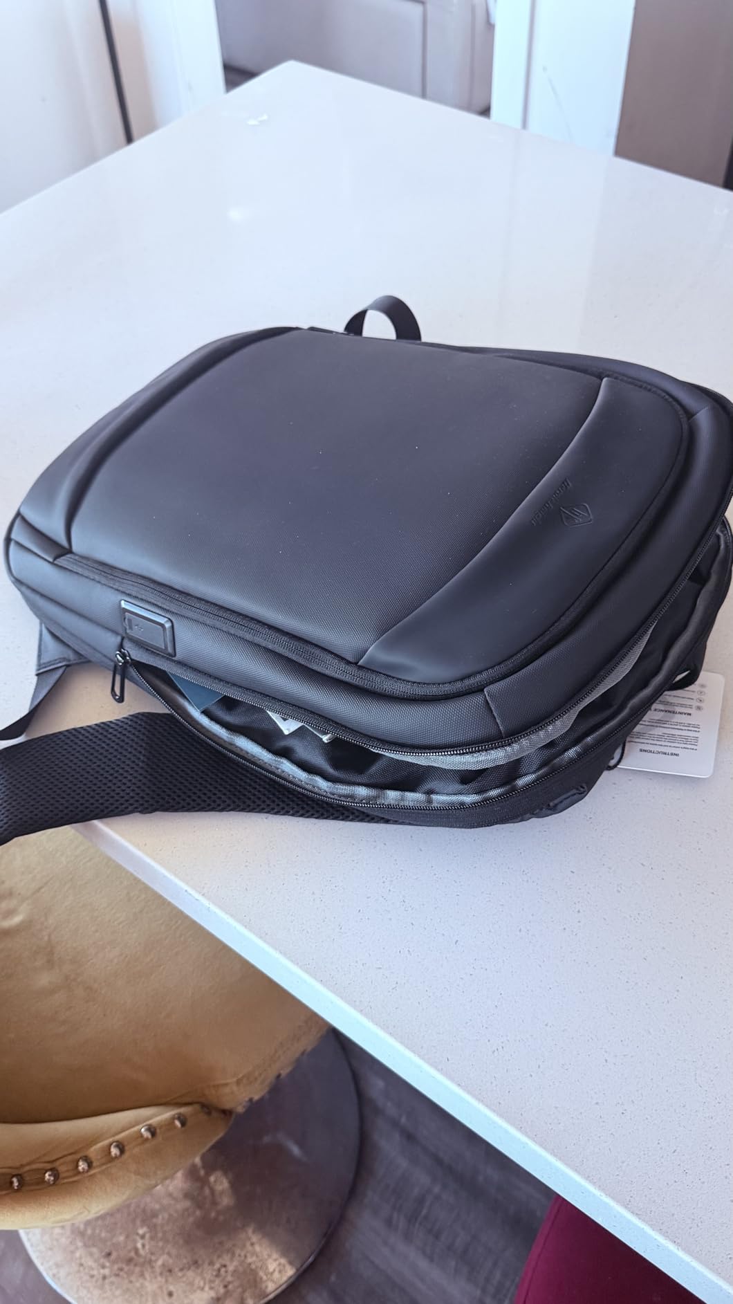 hk Business Backpack for Men, Slim & Expandable Backpack for 17 Inch Laptop customer photo 2