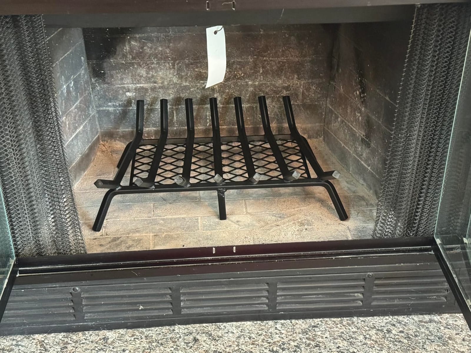 INNO STAGE 14 Inch Fireplace Grate with Ember Retainer customer photo 2