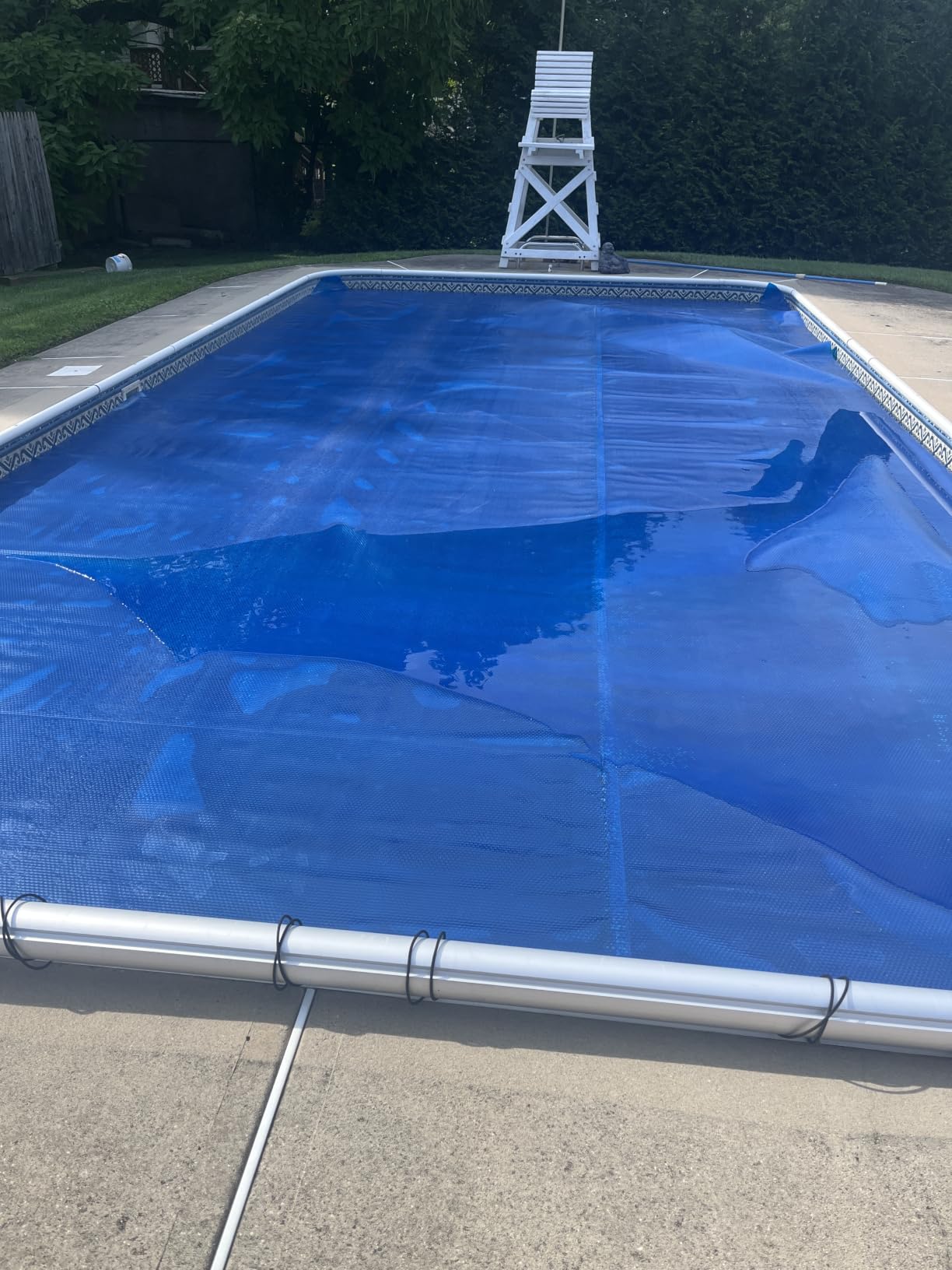 VINGLI 18x36ft Solar Pool Cover 12mil Rectangle Blue customer photo 1
