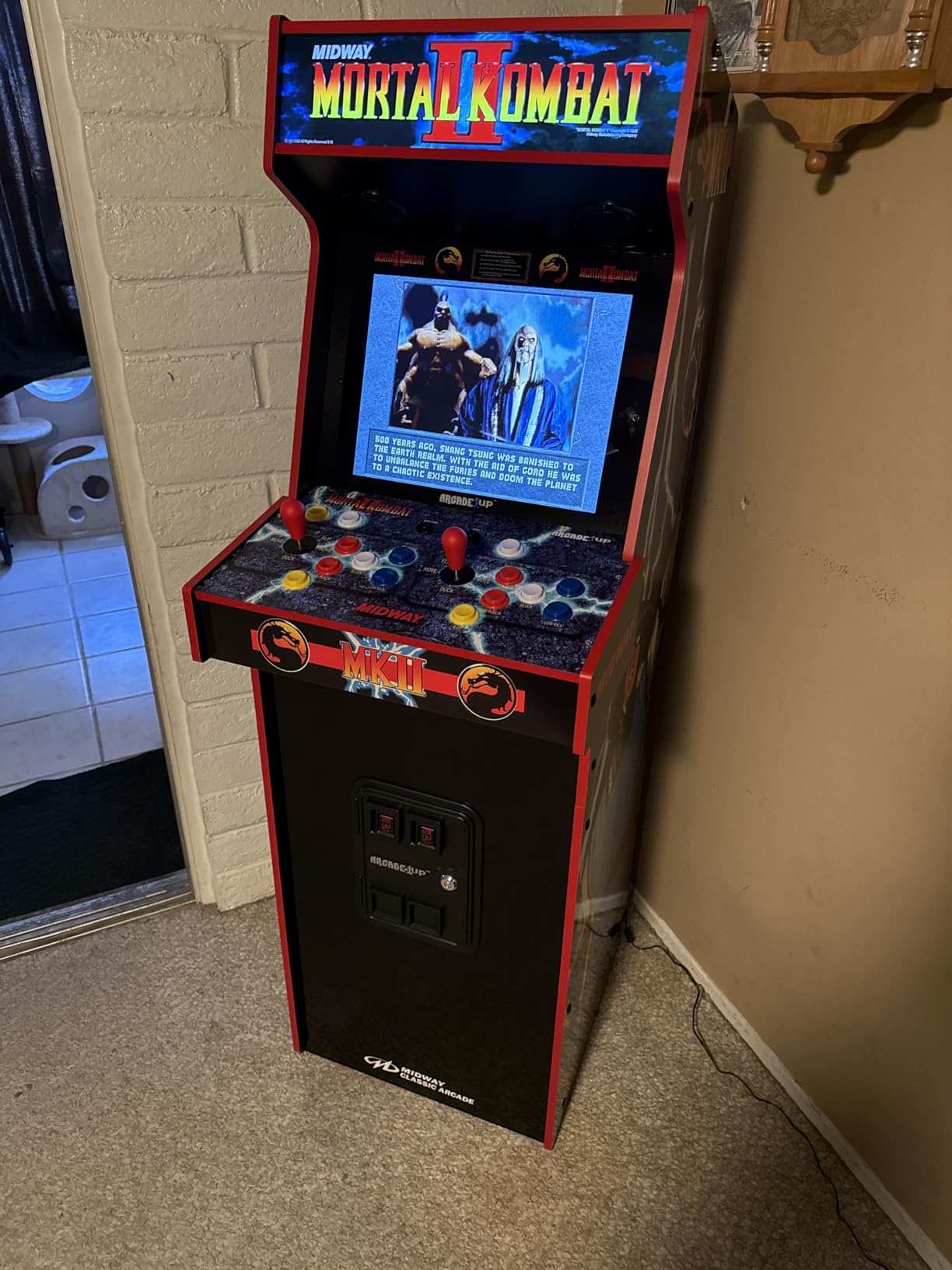 ARCADE1UP Mortal Kombat II Deluxe Arcade Machine, 14 Games customer photo 2