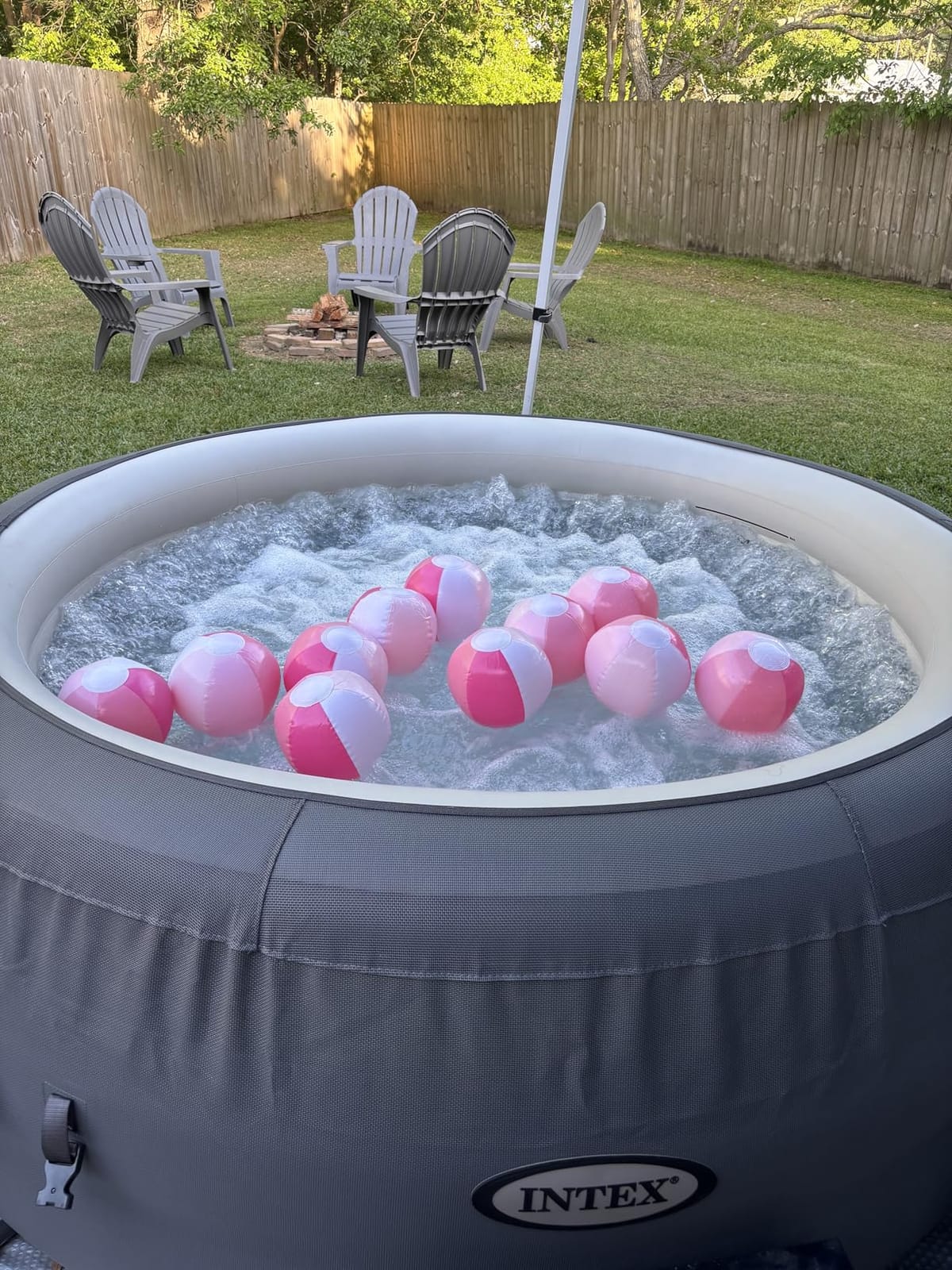 INTEX SimpleSpa 4 Person Inflatable Hot Tub, Portable Spa with 100 Jets customer photo 1