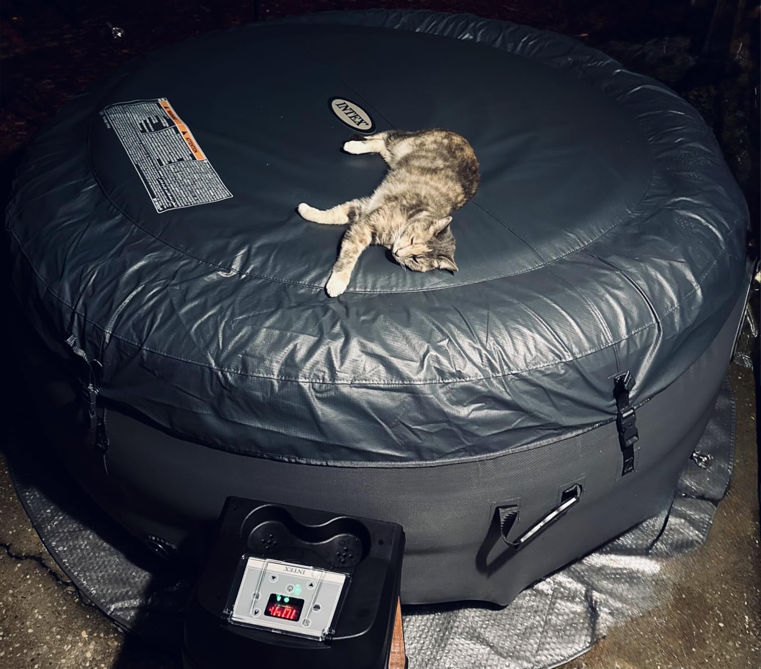 INTEX SimpleSpa 4 Person Inflatable Hot Tub, Portable Spa with 100 Jets customer photo 2