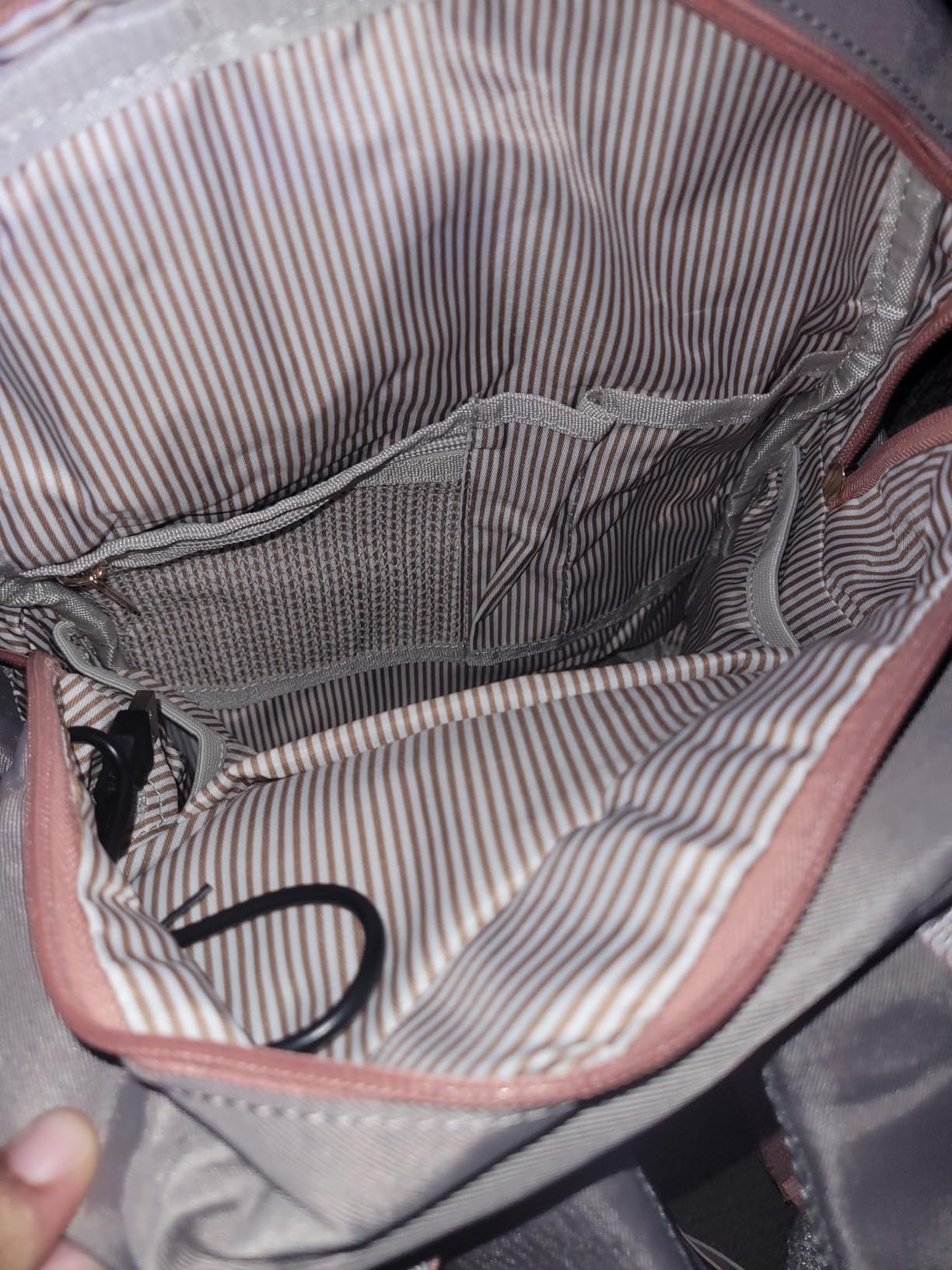 LOVEVOOK Mini Backpack for Women Stylish Waterproof Backpack Purse with USB Port, Cute Bookbag for College School Travel customer photo 1