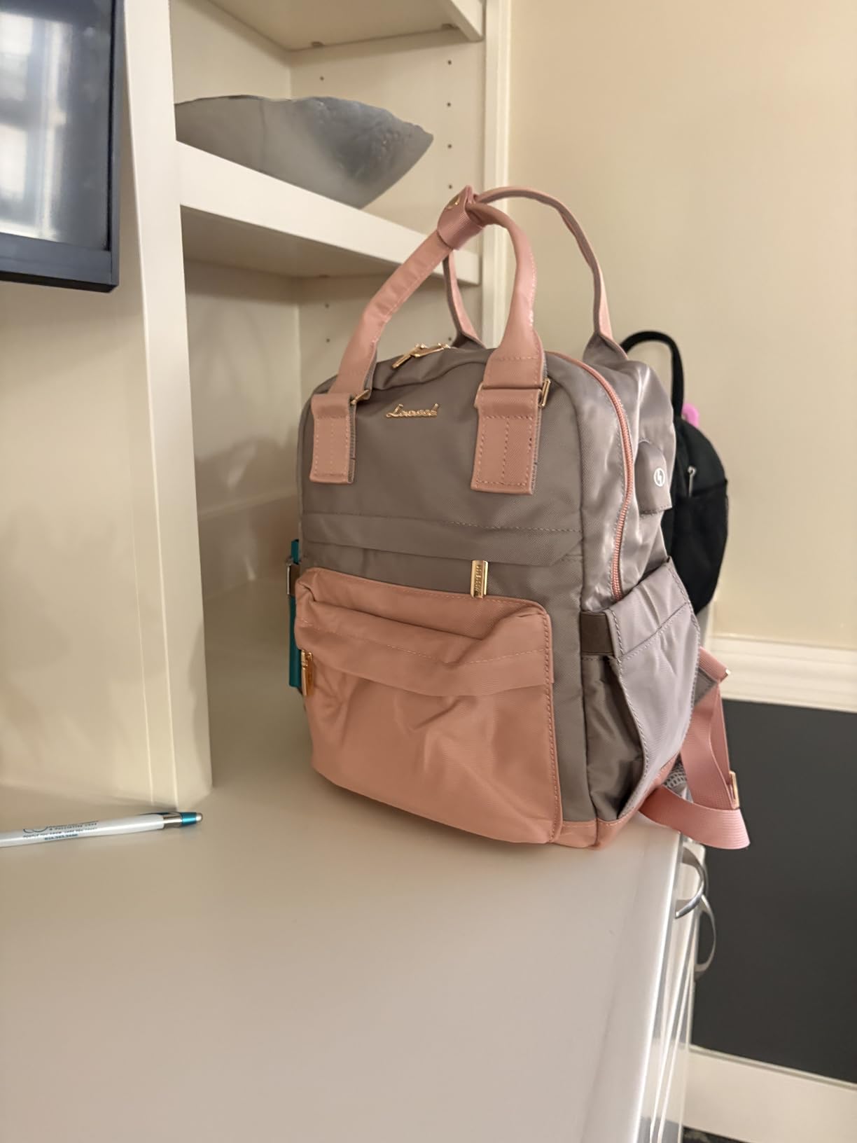 LOVEVOOK Mini Backpack for Women Stylish Waterproof Backpack Purse with USB Port, Cute Bookbag for College School Travel customer photo 2