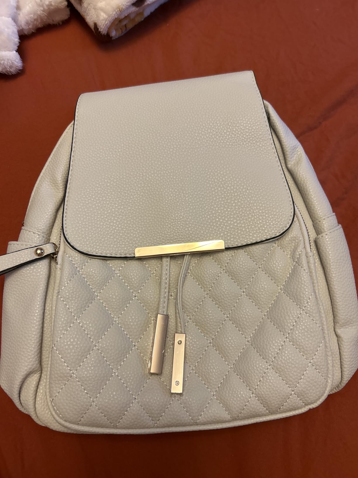 KKXIU Trendy Leather Backpack Purse for Women and Ladies Shoulder Travel Daypacks Bags (A-Black) customer photo 2