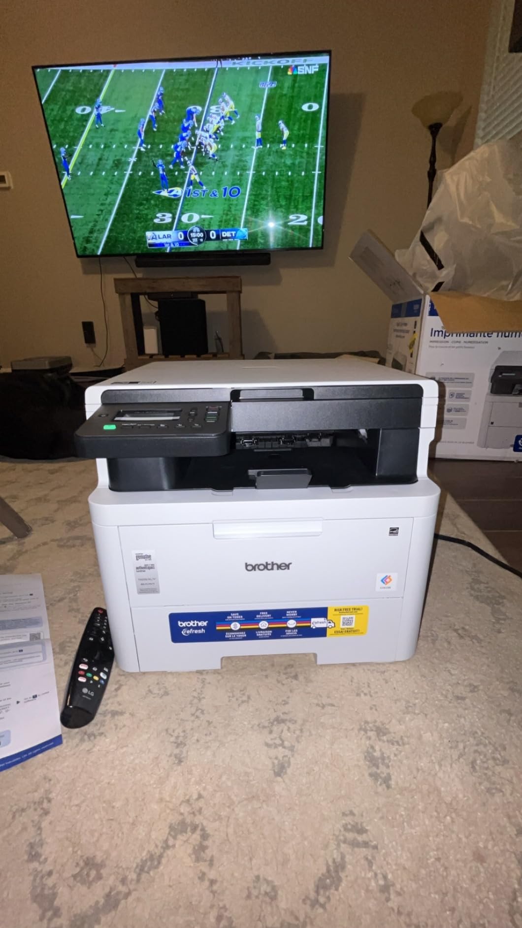 Brother HL-L3300CDW Wireless Digital Color Multi-Function Printer with Laser Quality Output, Copy & Scan, Duplex, Mobile | Includes 2 Month Refresh Subscription Trial ¹, Works with Alexa customer photo 1