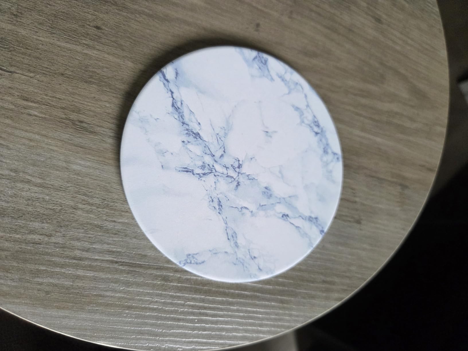 6Pcs Absorbent Coasters Set with Holder,Ceramic Drink Coaster,4 in(A1) | Marble Style Ceramic Drink Coaster,Suitable for Kinds of Cups,Modern Style Coaster for Coffee Table customer photo 2