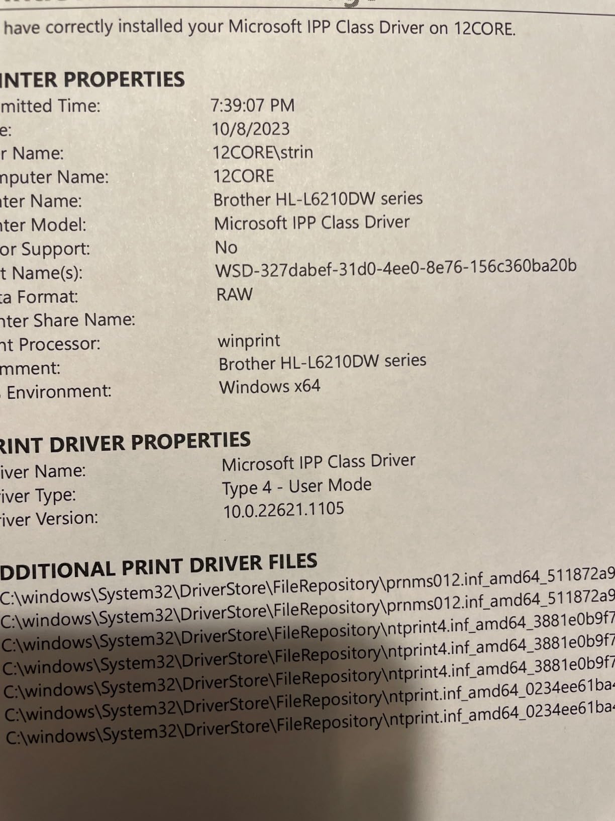 Brother Laser Printer, Monochrome Duplex Wireless Printer, HL-6210DW customer photo 1