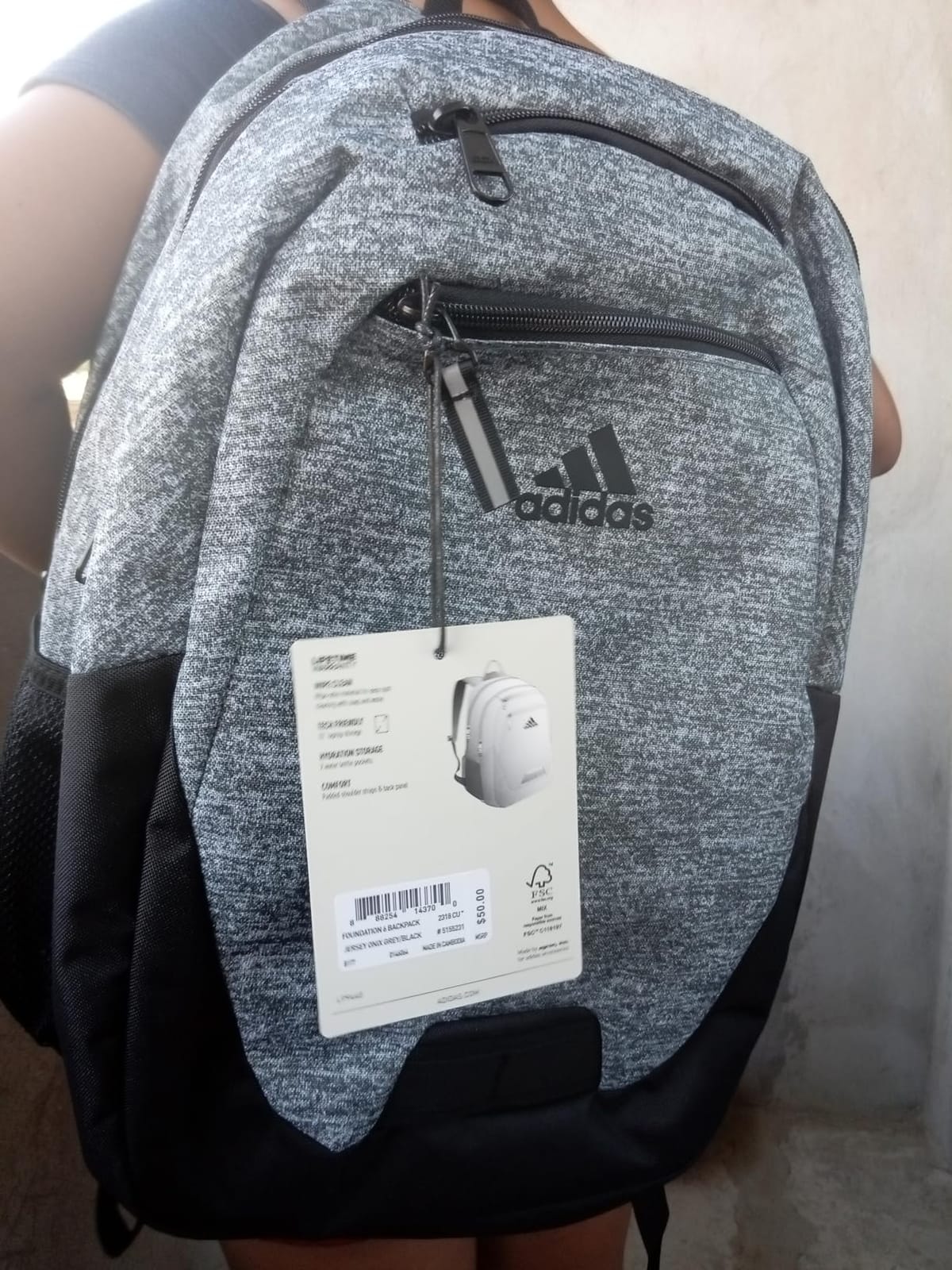 adidas Foundation School Backpack 38L customer photo 2