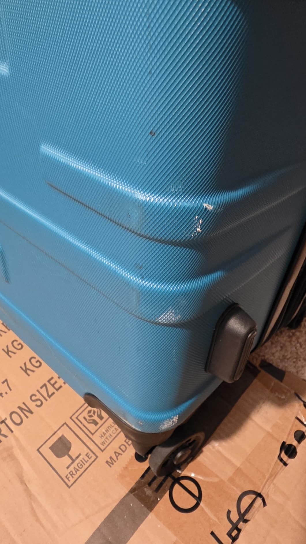 Coolife Hardside ABS Luggage, TSA Lock, Spinner Wheels, 20in Carry-On customer photo 1
