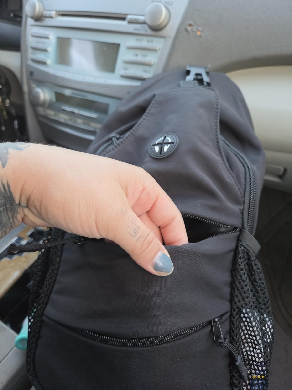 Pritent Crossbody Bags for Women Men Trendy Sling Bag Backpack Casual Chest Bag with Convertible Shoulder Strap customer photo 2