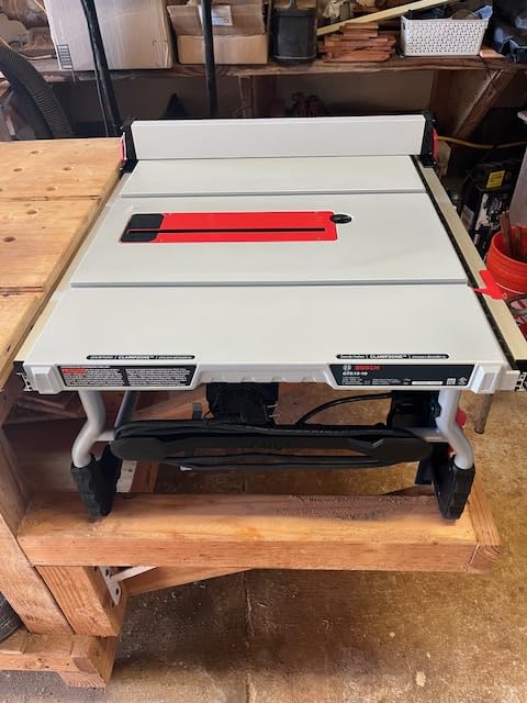 BOSCH GTS15-10 10 Inch Portable Jobsite Table Saw with Rise Wheeled Stand customer photo 1
