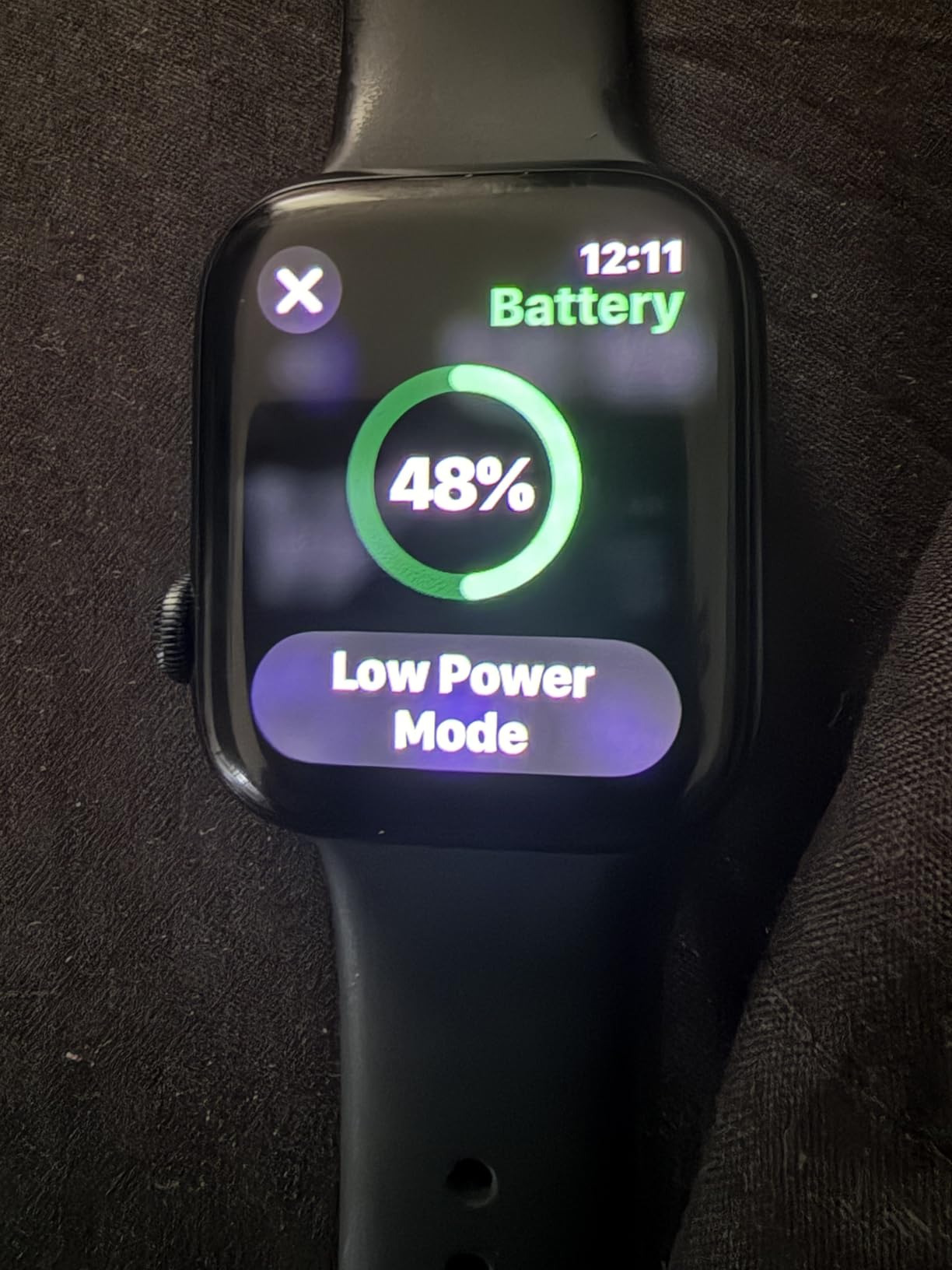 Apple Watch Series 9 [GPS 45mm] Midnight Aluminum Case with Midnight Sport Band M/L (Renewed) customer photo 1