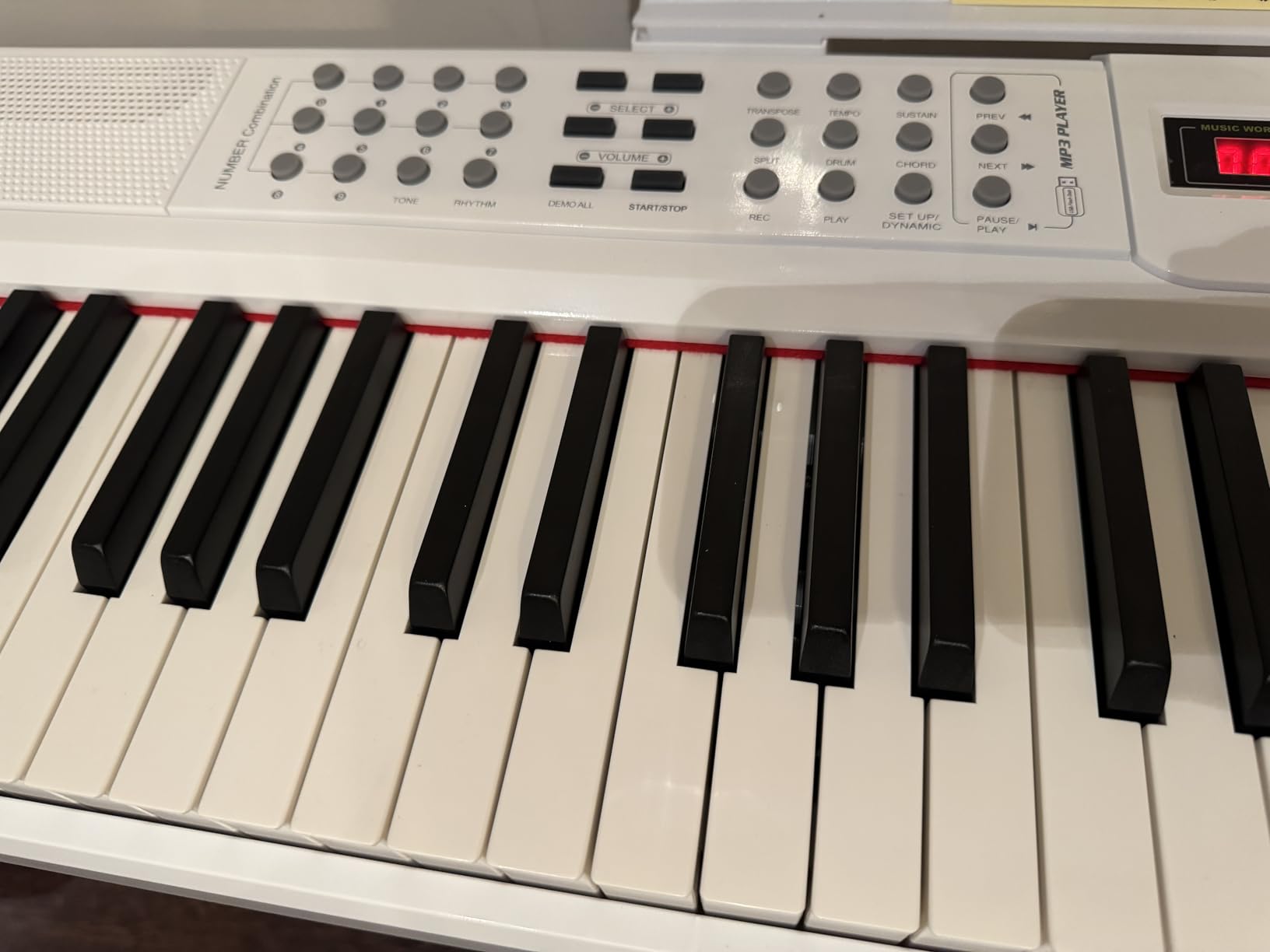 STRICH 88 Keys Weighted Keyboard with Sustain Pedal, Hammer-Action Digital Piano, 2x15W Built-In Speakers, Full-size Electric Piano Keyboard Supports USB-MIDI/Wireless Connect, SDP-120 customer photo 2
