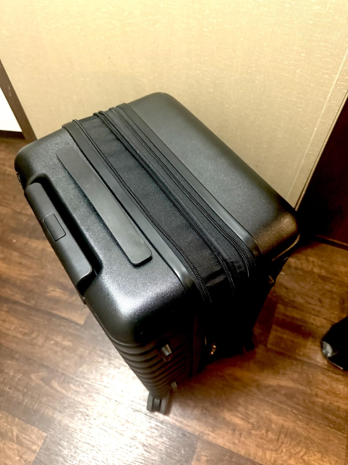EMPSIGN Carry On Luggage with Spinner Wheels, 20-Inch, Dark Grey customer photo 1