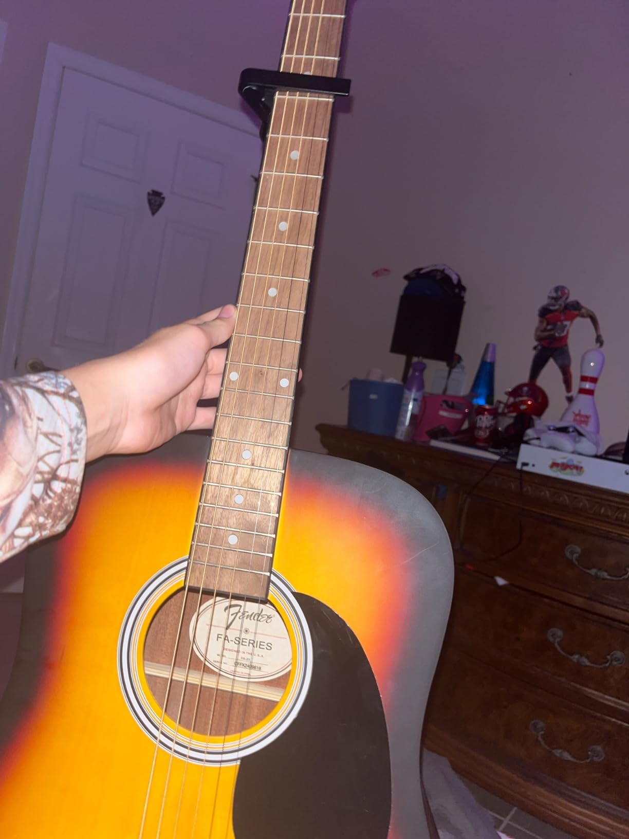 Fender FA-25 Dreadnought Acoustic Guitar, Beginner Guitar, with 2-Year Warranty, Includes Free Lessons, Natural customer photo 2