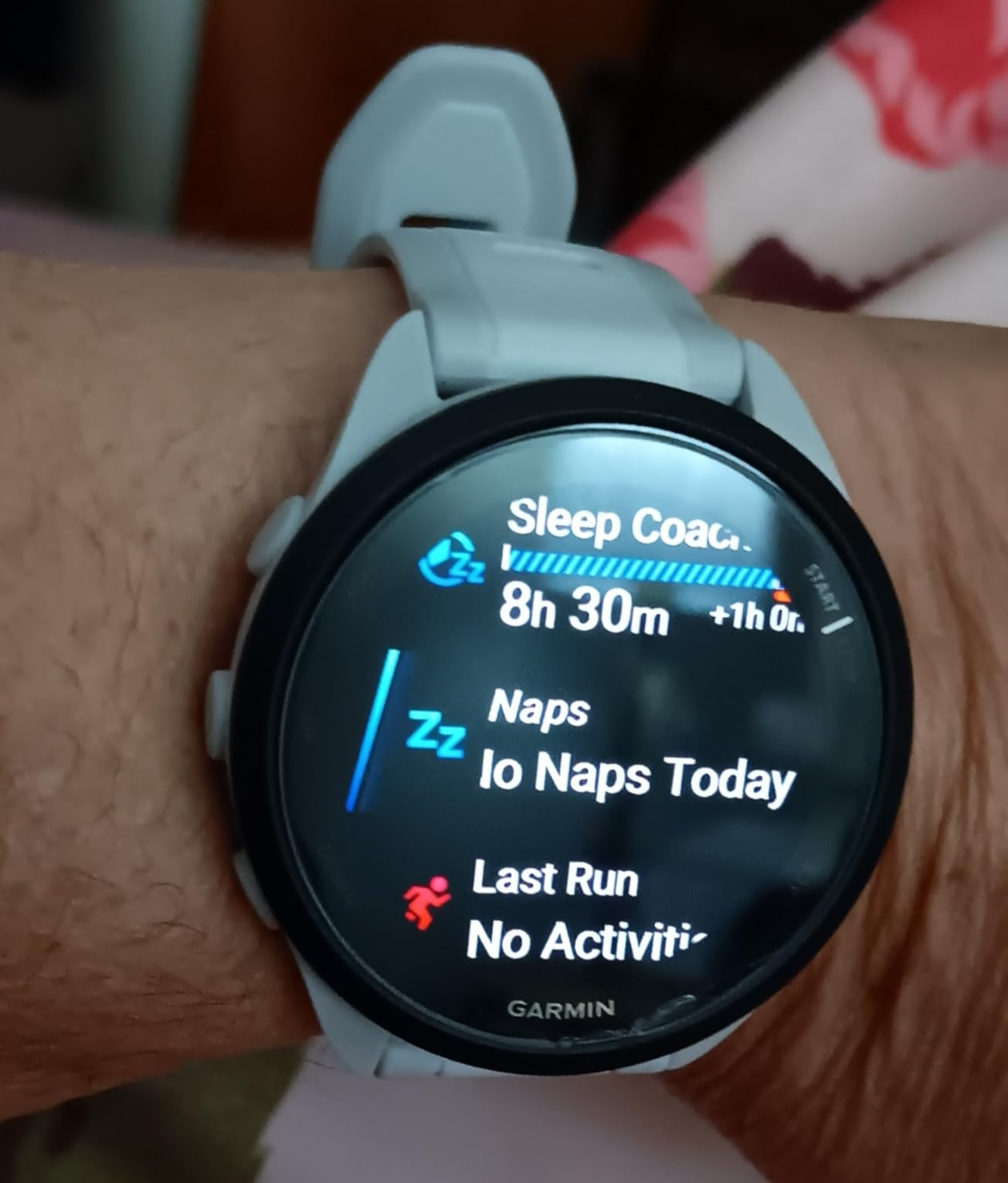 Garmin Forerunner® 165, Running Smartwatch, 43mm, Black customer photo 2