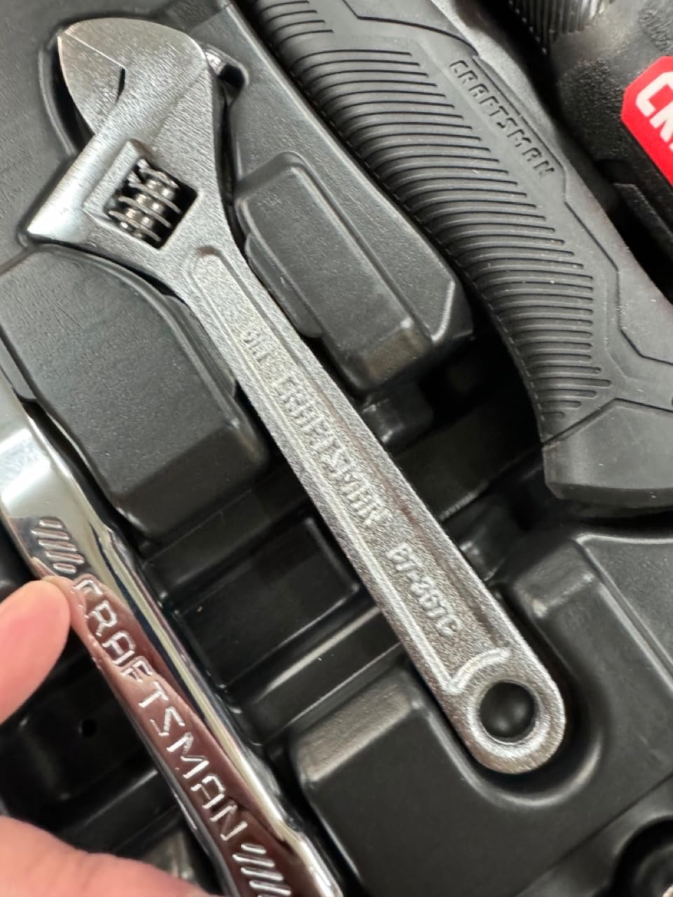CRAFTSMAN 102-Piece Tool Kit for Home and Car, Durable Hand Tools Set with SAE and Metric Socket Set, Screwdrivers, Wrench, Hammer, Pliers, Knife, Hex Keys, Specialty Bits, Tape Measure (CMMT99449) customer photo 2