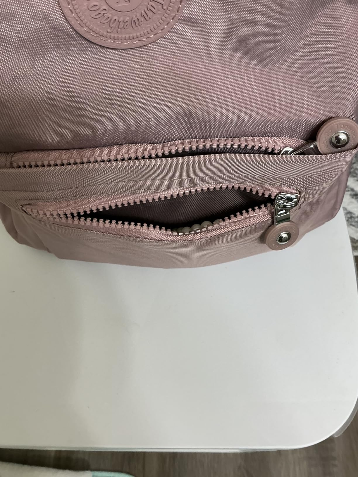 Mini Nylon Women Backpack Purse Lightweight Waterproof Travel Multi-Pockets customer photo 2