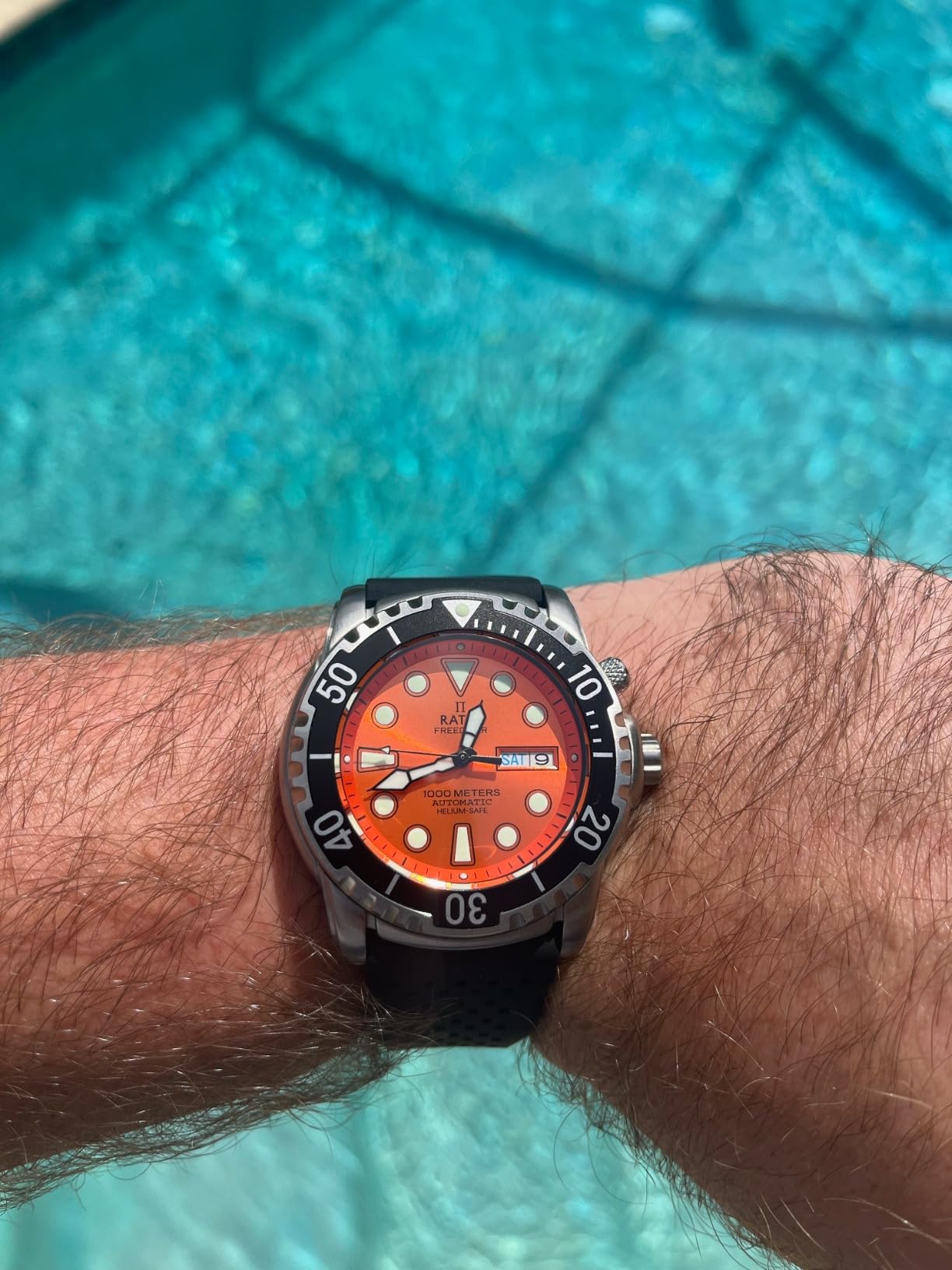 RATIO FreeDiver Helium-Safe Dive Watch Sapphire Crystal Automatic Diver Watch 1000M Water Resistant Diving Watch for Men customer photo 2