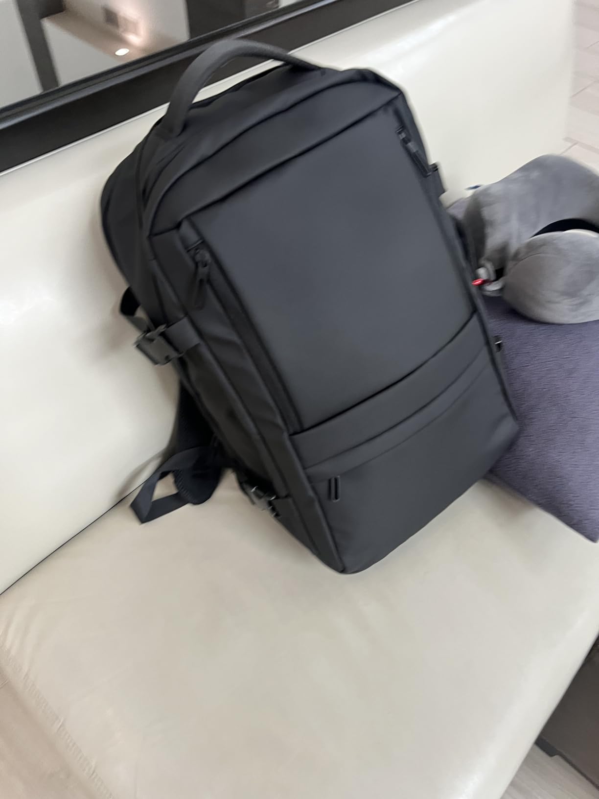 Rcrirth Carry On Travel Backpack Flight Approved for Men Women, Black | Expandable, Business Weekender Bag, 40L, Suitcase Backpack Luggage customer photo 2