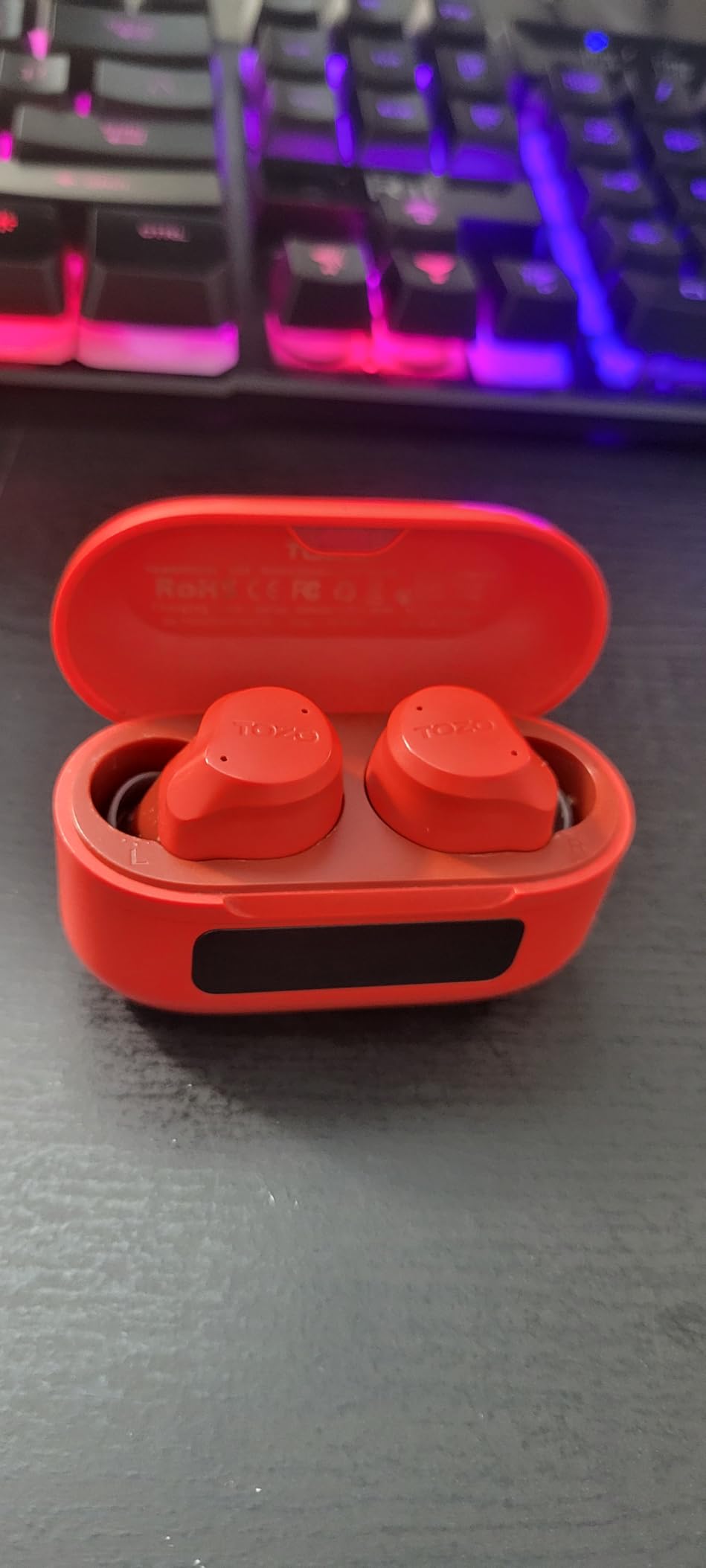 TOZO NC9 Hybrid Active Noise Cancelling Wireless Earbuds, 60H, LED Display customer photo 1