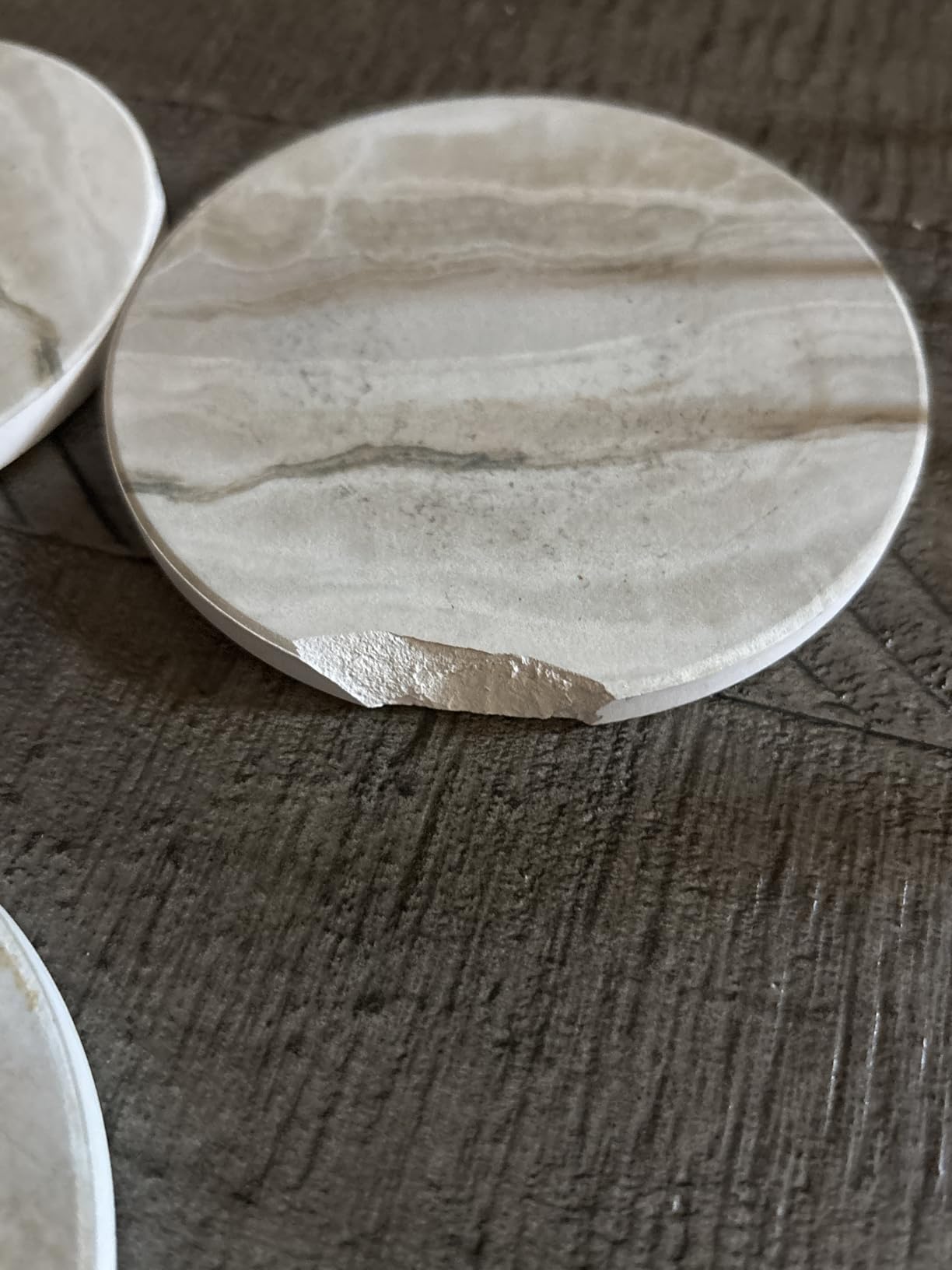 LlFVER Coasters Set of 8, Absorbent Drink Coaster with Holder, Marble Style Ceramic Stone Coasters for Drinks Coffee Tabletop Protection, Modern Furniture Coaster for Home Decor House Warming Gifts customer photo 1
