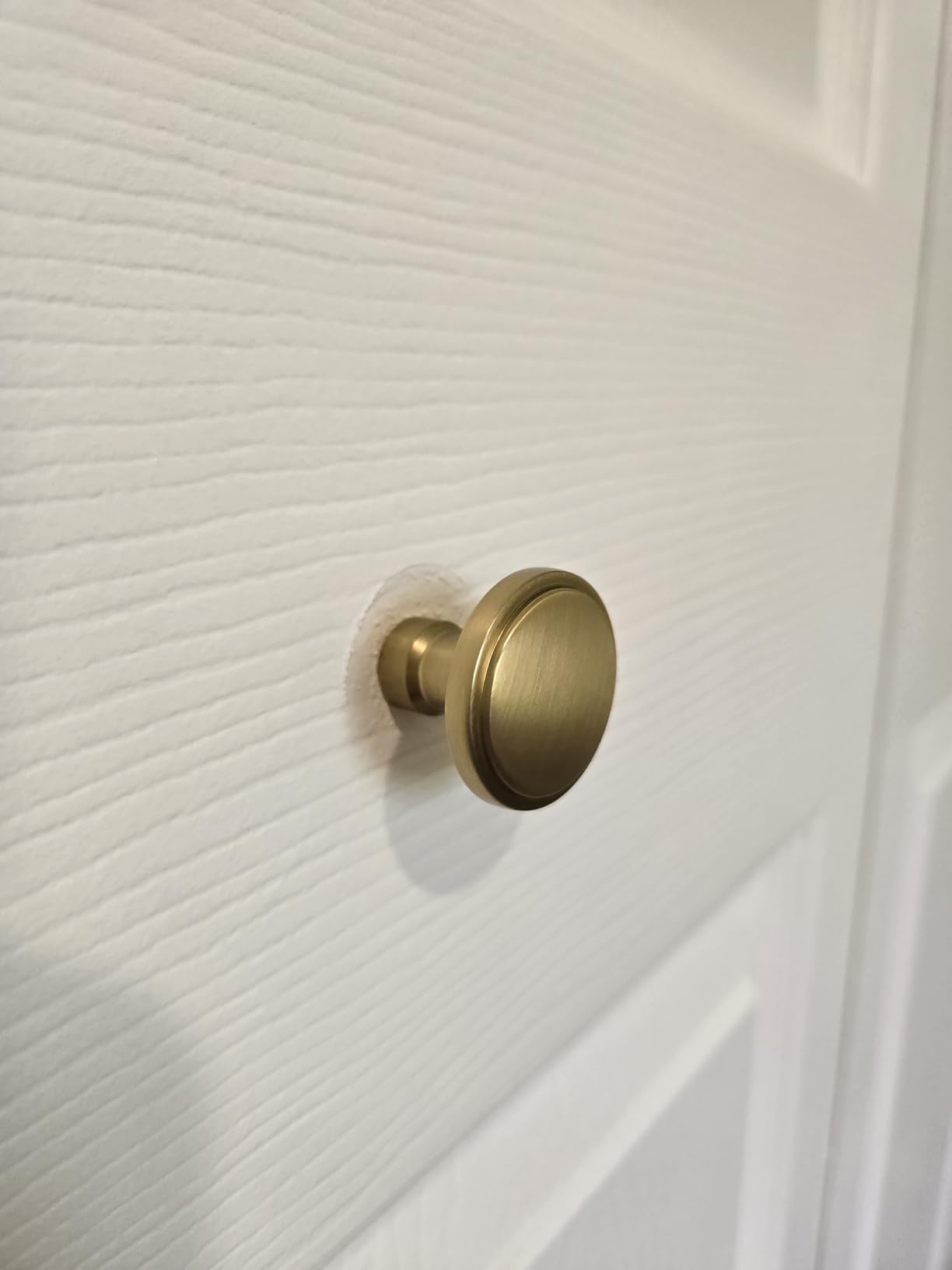 1-Pack 18inch(457mm) Hole Center Appliance Pulls Brushed Brass Cabinet Pulls Solid Heavy Duty Kitchen Cabinet Hardware for Cupboard Drawer Pulls Cabinet Handle customer photo 2