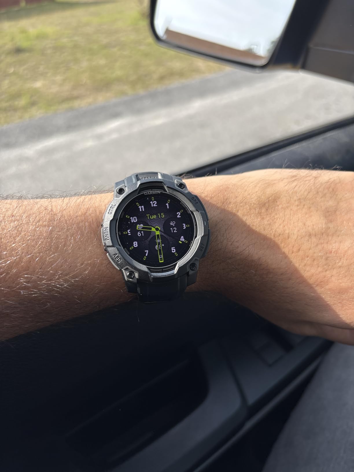 Garmin Instinct® 3 AMOLED, Rugged GPS Smartwatch, 45mm, Black customer photo 1