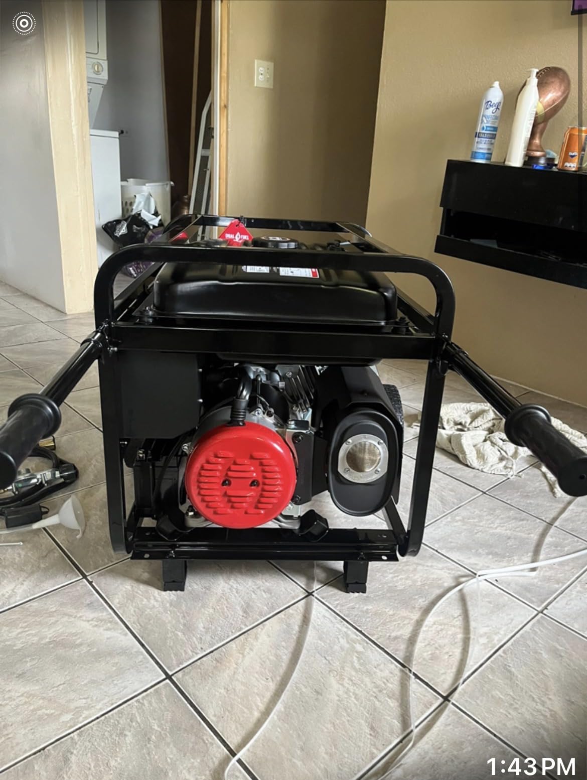DuroStar DS13000MXT 13,000-Watt 500cc Tri Fuel Portable Generator - Gas, Propane & Natural Gas, Remote Electric Start, Whole Home Power Backup, Transfer Switch Ready, RV & Emergency Ready customer photo 1