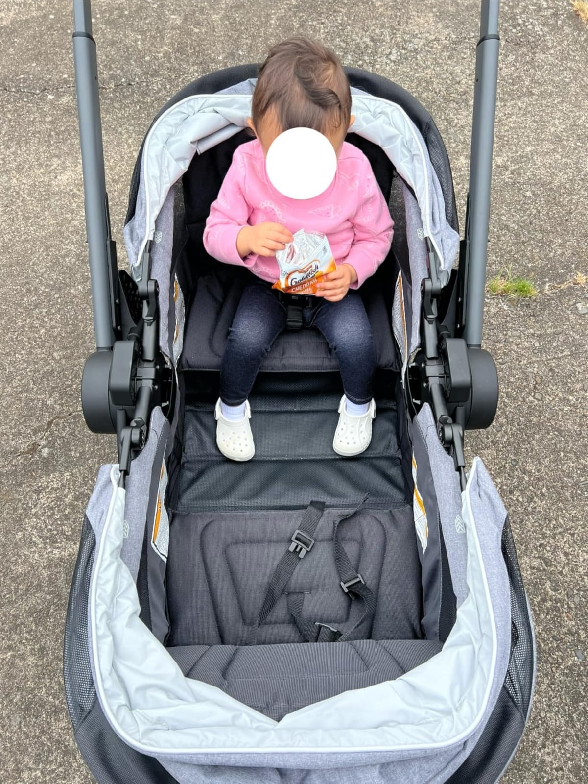 Graco Ready2Roll Stroller Wagon - All Terrain Baby Wagon Stroller for 2 Kids, Compact Foldable Wagon, Accepts Infant Car Seats customer photo 2