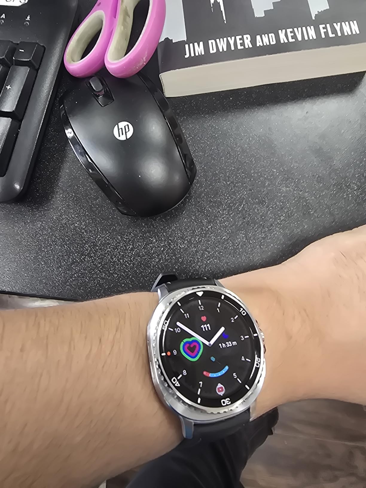 Samsung Galaxy Watch 8 Classic (2025), Black, 46mm, Bluetooth Smartwatch customer photo 1