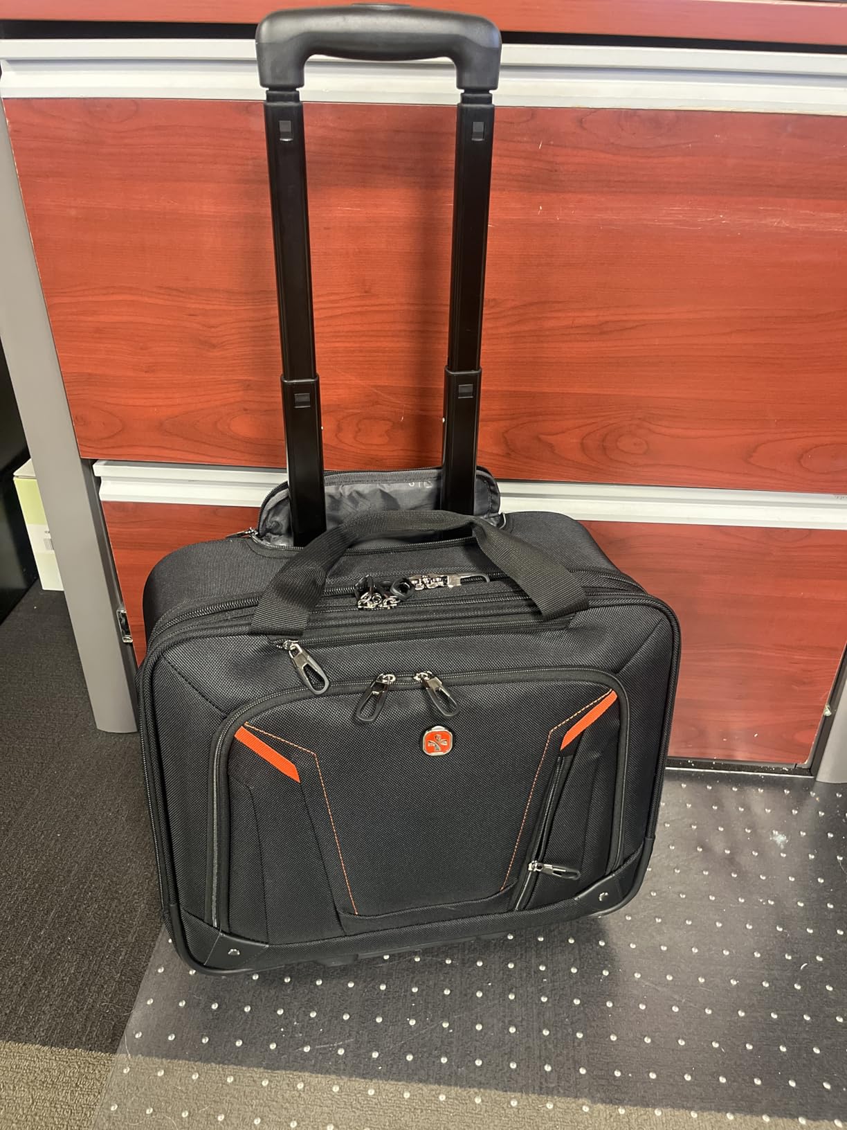 star cloud Rigid Frame Rolling Laptop Bag 18