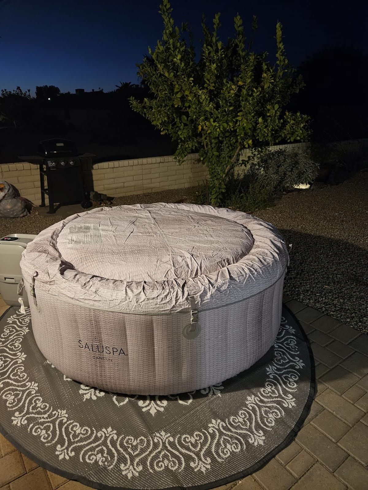 Bestway SaluSpa Cancun Energy-Efficient 2-4 Person Inflatable Hot Tub customer photo 2