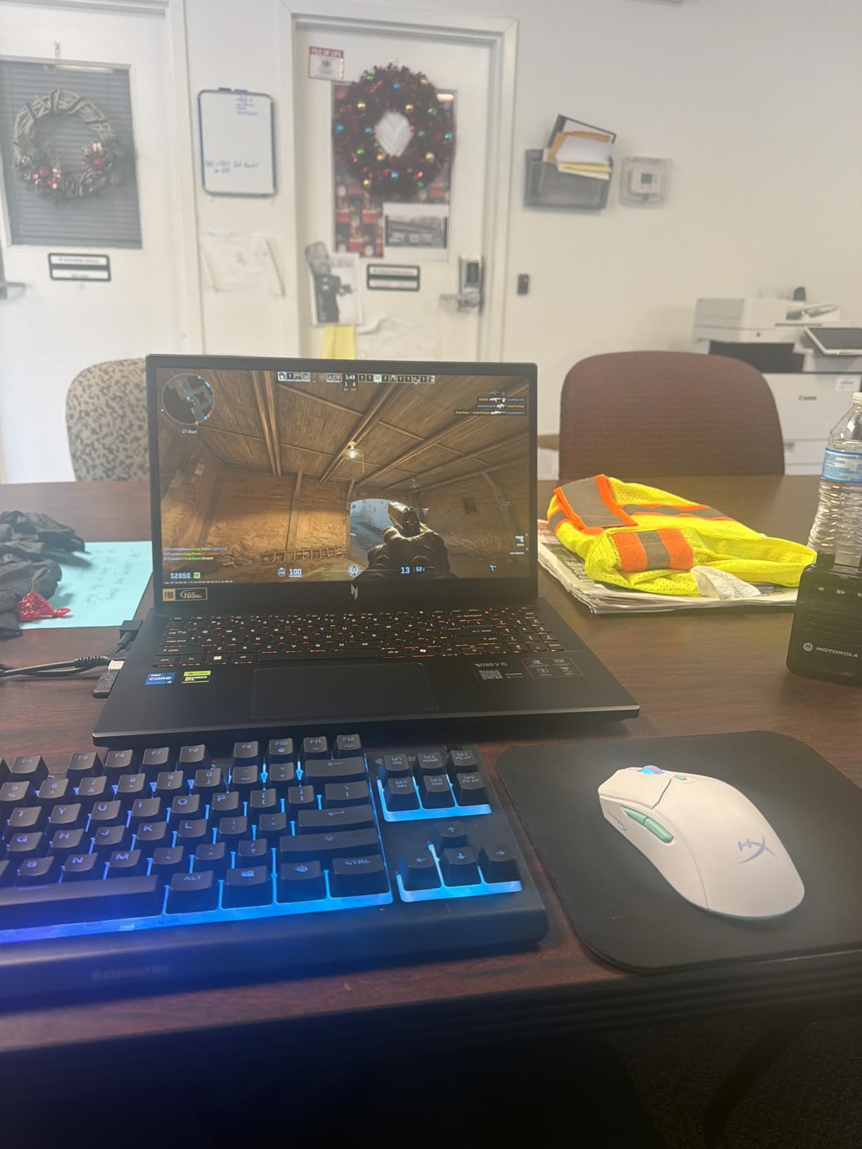 acer Nitro V 15.6” FHD IPS 165Hz Gaming Laptop, Intel Core i5-13420H, NVIDIA GeForce RTX 5050 with 8GB GDDR7 VRAM, Win11H, w/Mouse pad (16GB RAM, 512GB PCIe SSD) customer photo 1