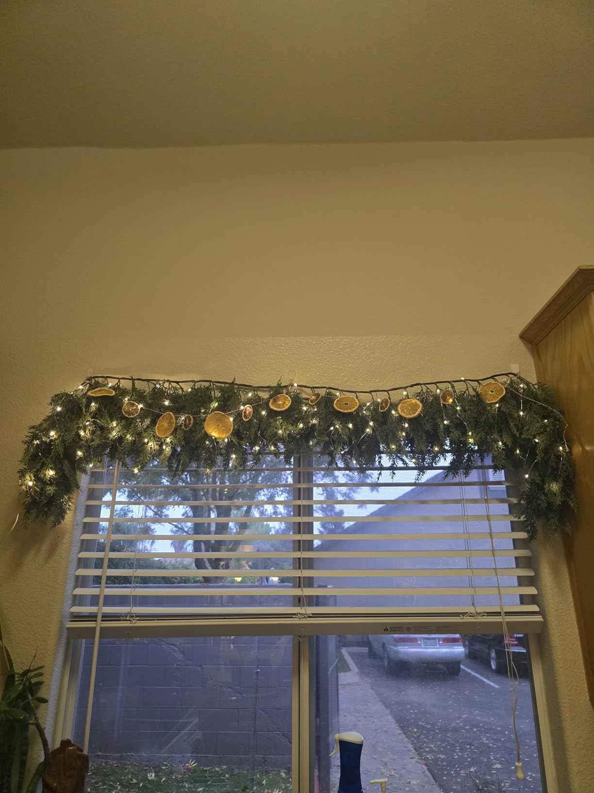 6FT Christmas Cedar Garland, Real Touch Faux Greenery Garland with 550 Branch Tips, Lush Artificial Cypress Pine Garland for Mantel, Staircase, Doorway customer photo 1