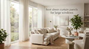 best sheer curtain panels for large windows