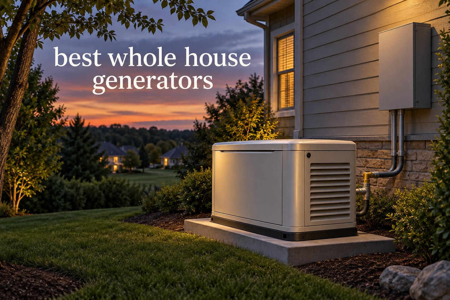 best whole house generators