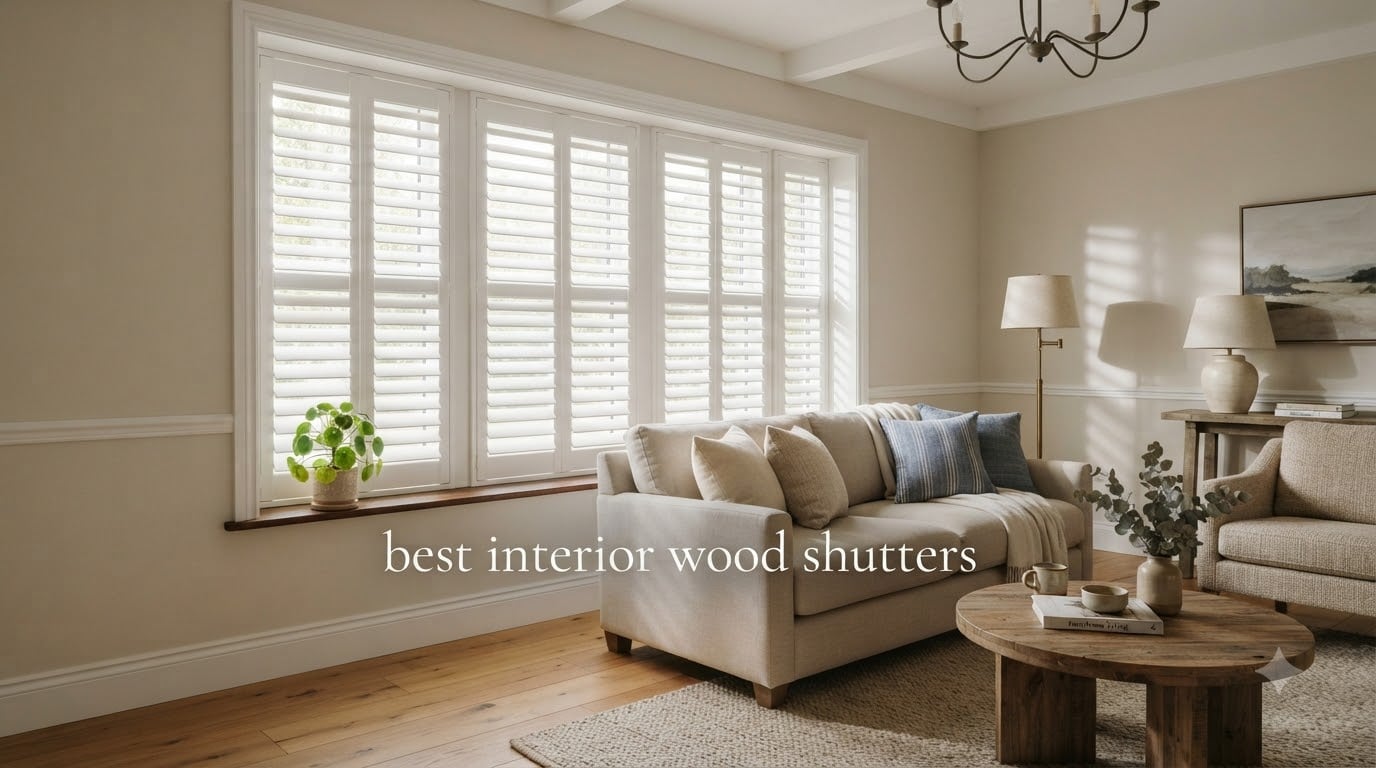 best interior wood shutters